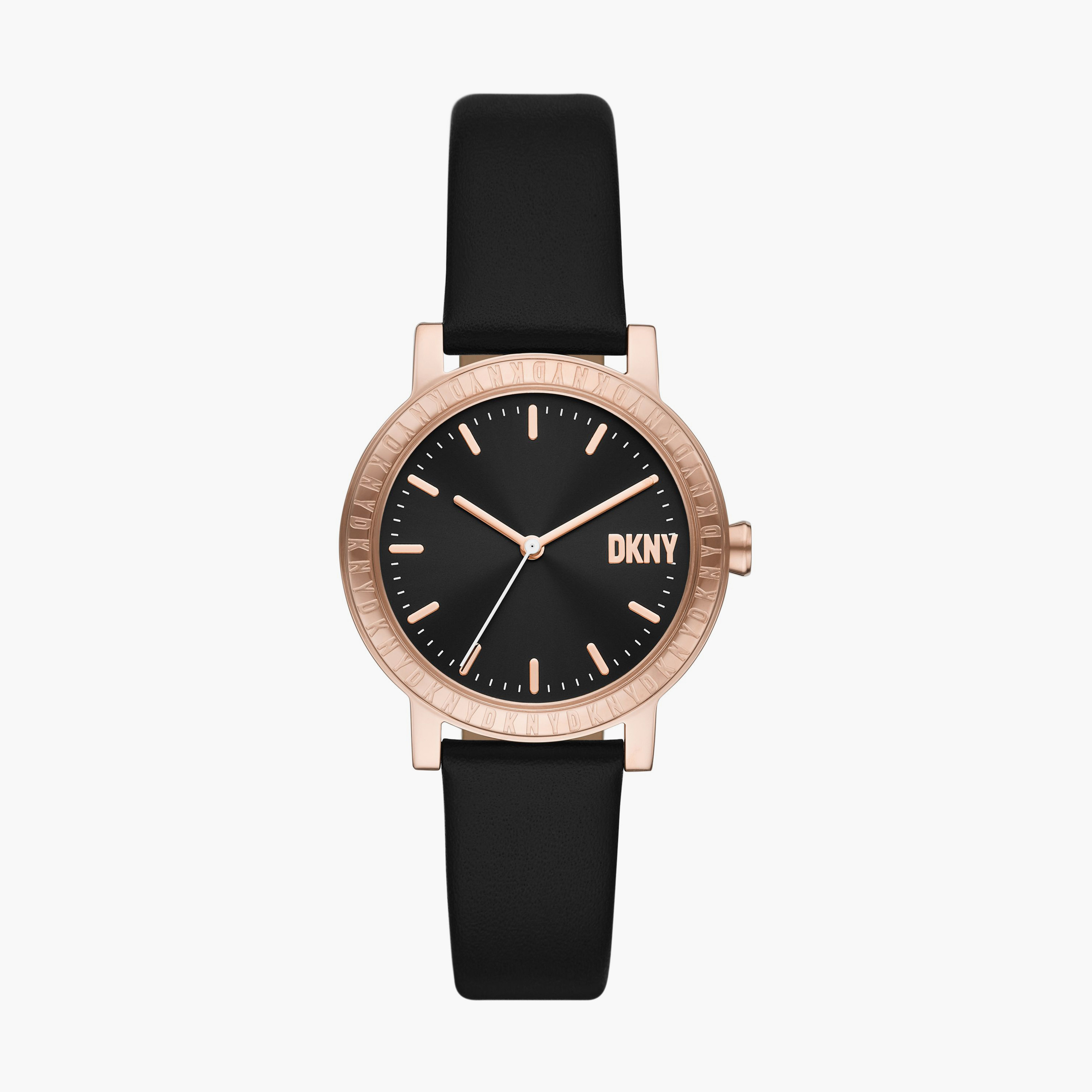 Dkny watches outlet leather strap