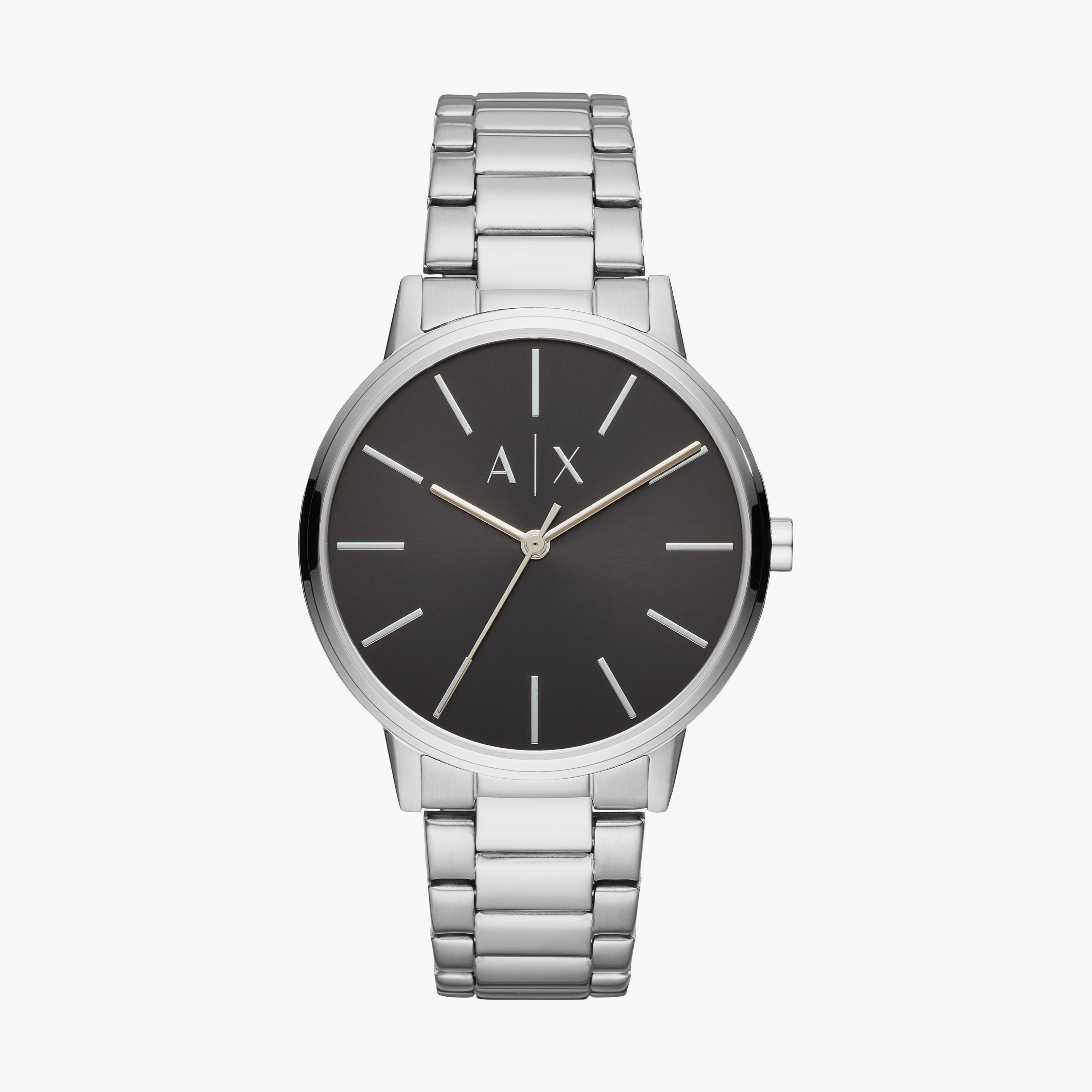 Buy Men s Armani Exchange Men s 42 MM Silver Analog Stainless