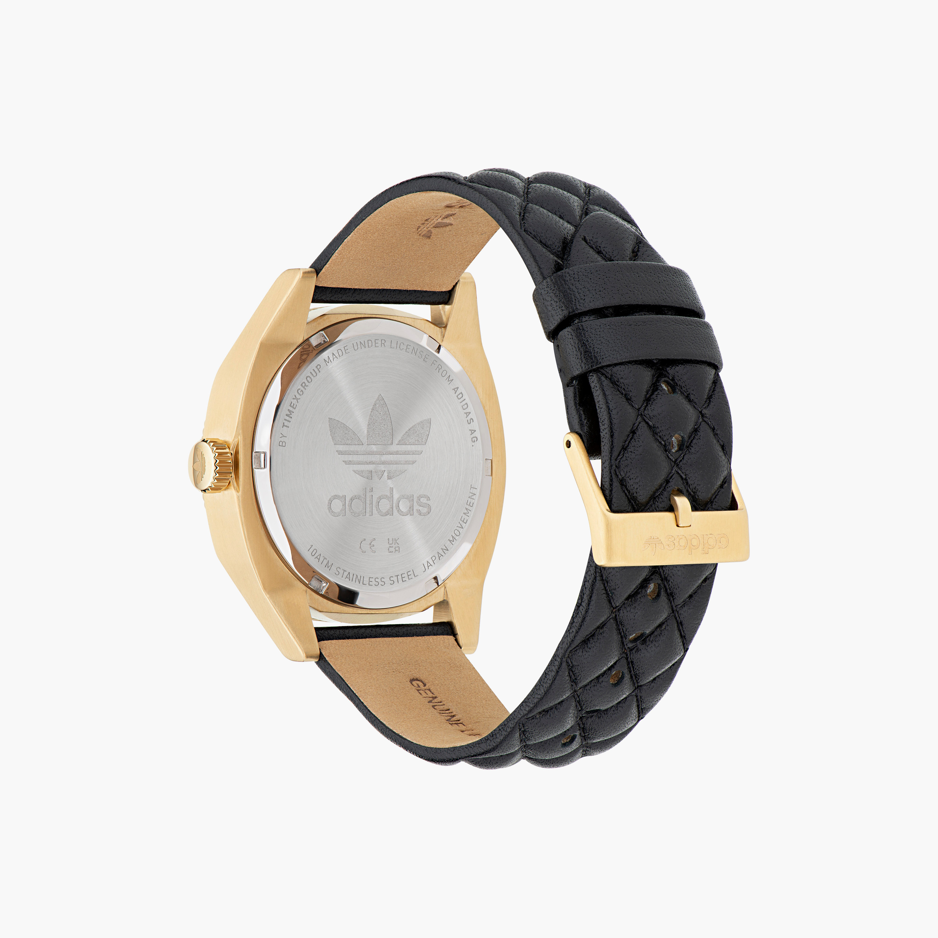 Adidas Men's Black Analog Leather Strap Watch - AOFH23002-men-watchesandjewellery-watches-image-3