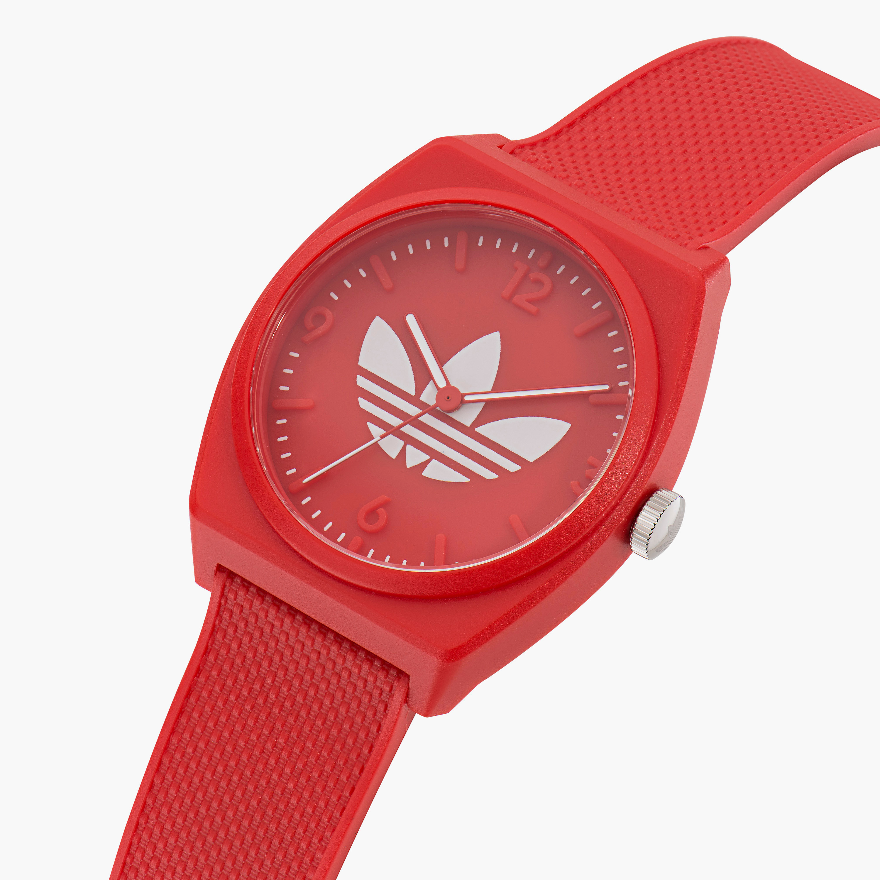 Buy Women s Adidas Red Analog Silicone Strap Watch AOST23051 Online Centrepoint UAE