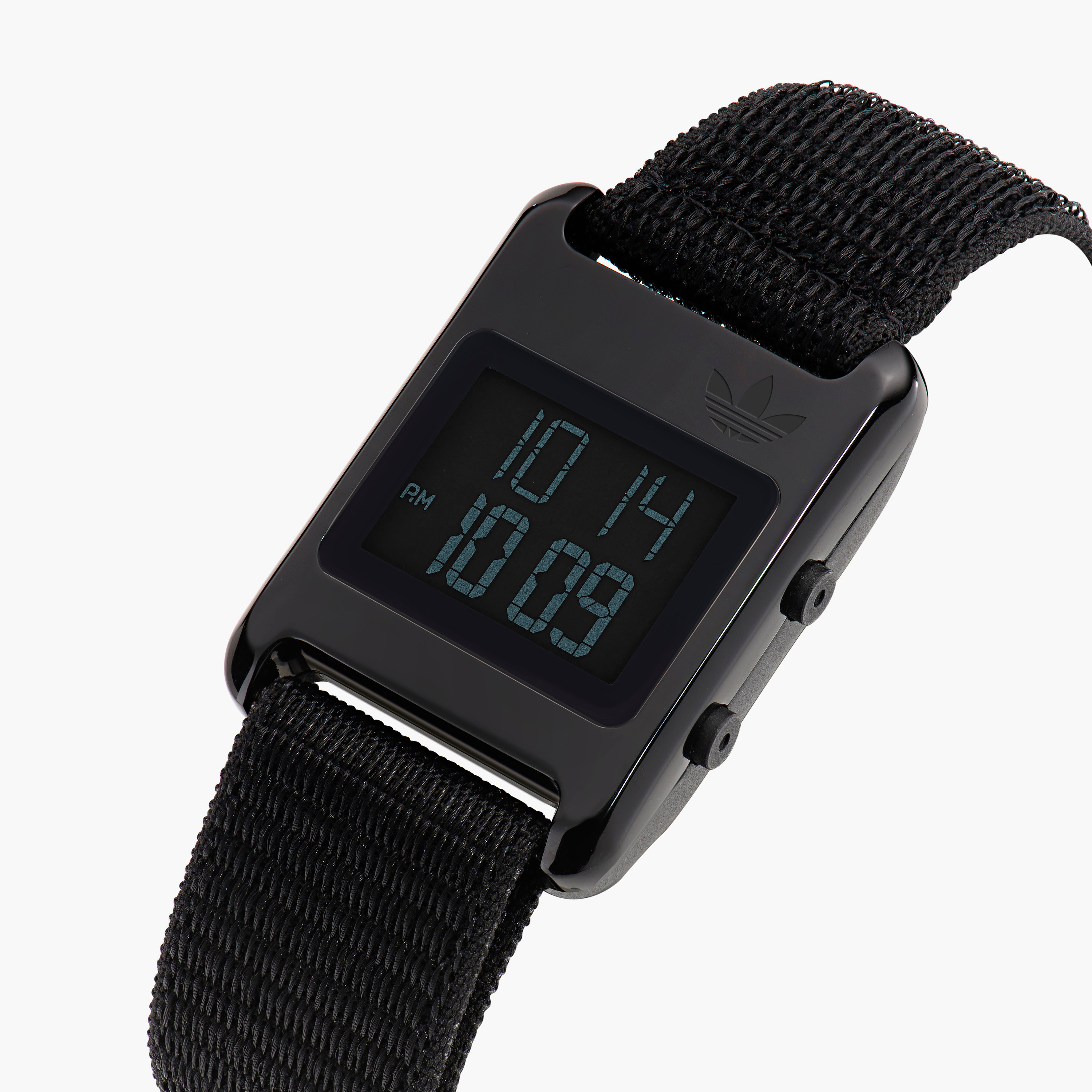 Adidas black digital on sale watch