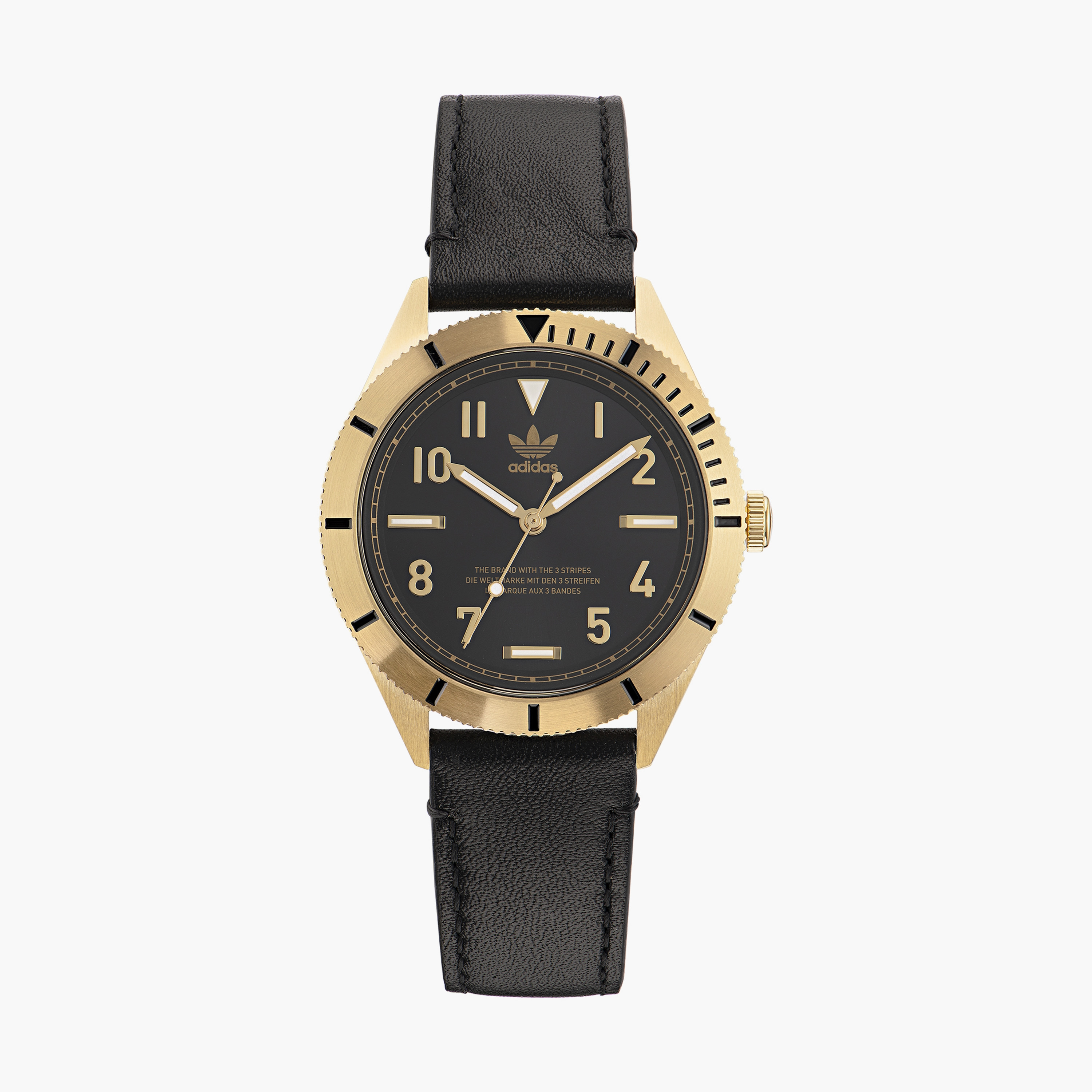 Adidas leather watch best sale