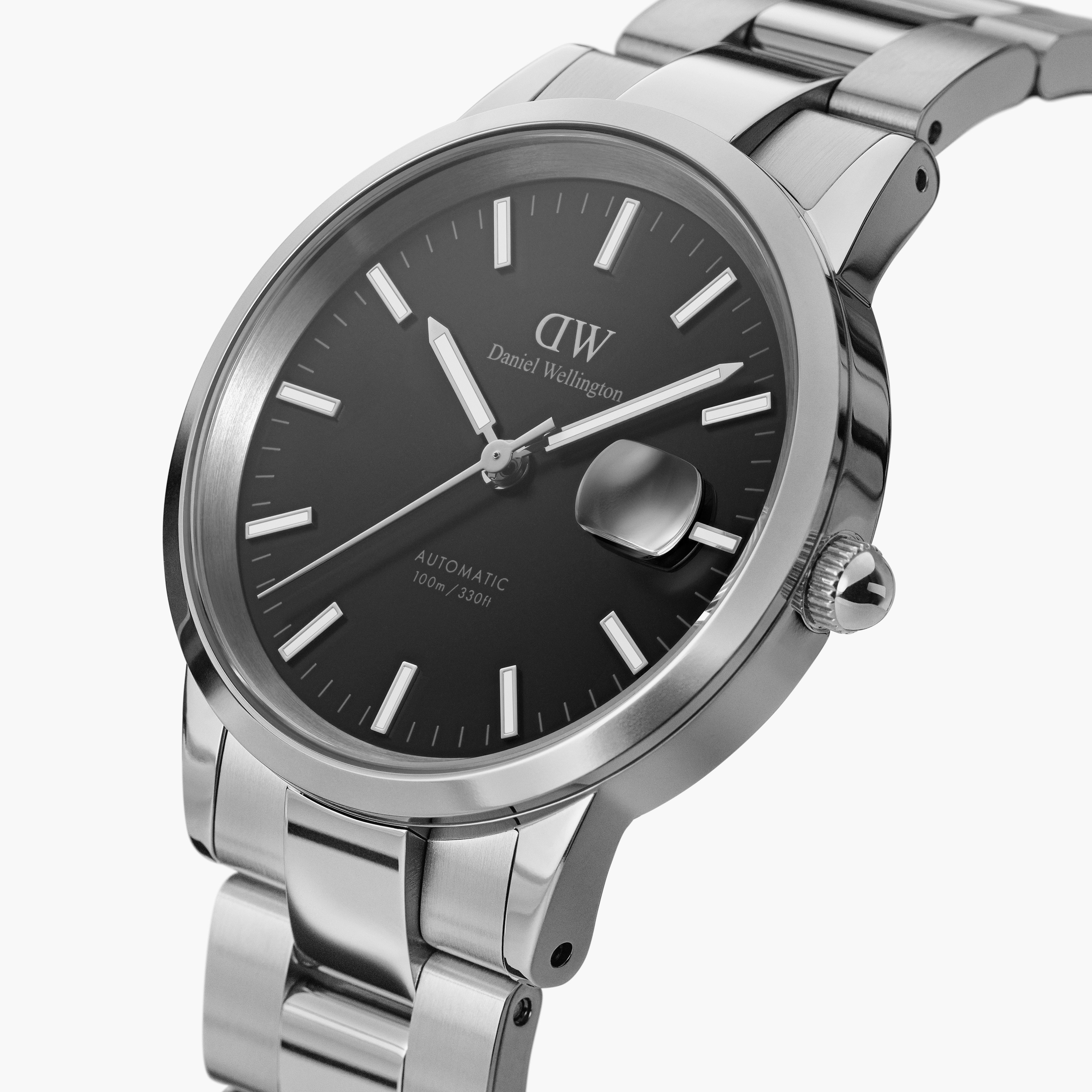 ساعة دانيل ويلينجتون ذو أوتوماتيكي بسوار فضي مع ستانلس ستيل 40 ملم - DW00100482-men-watchesandjewellery-watches-image-2