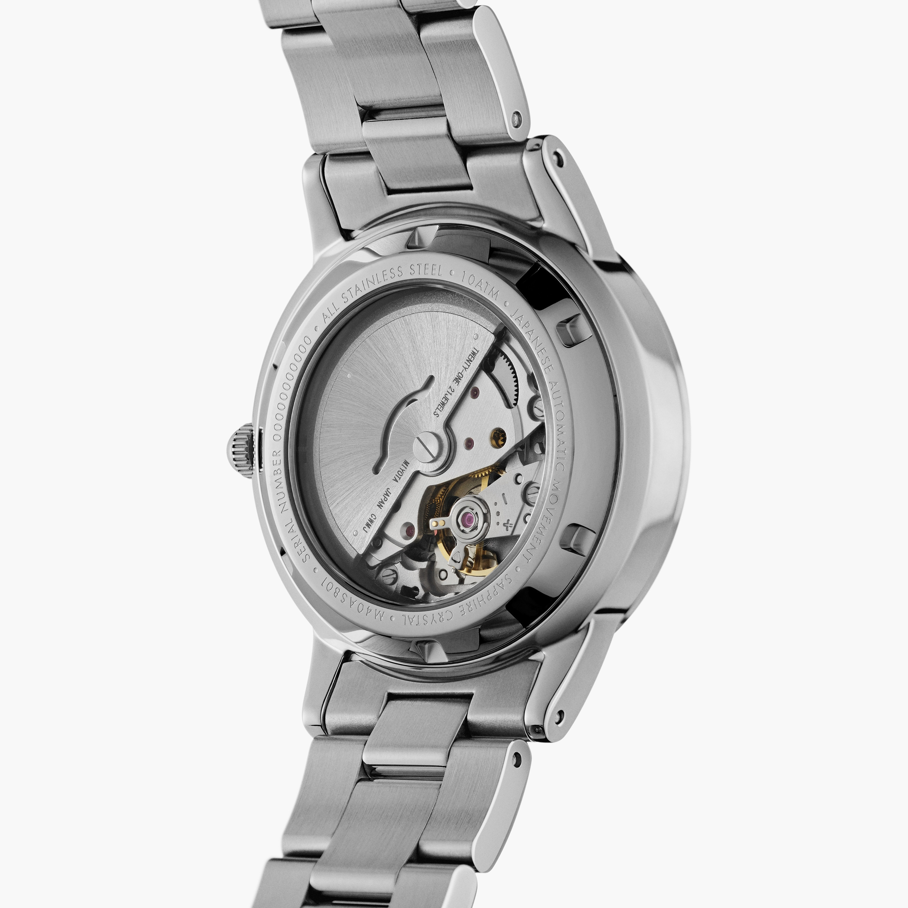 ساعة دانيل ويلينجتون ذو أوتوماتيكي بسوار فضي مع ستانلس ستيل 40 ملم - DW00100482-men-watchesandjewellery-watches-image-3