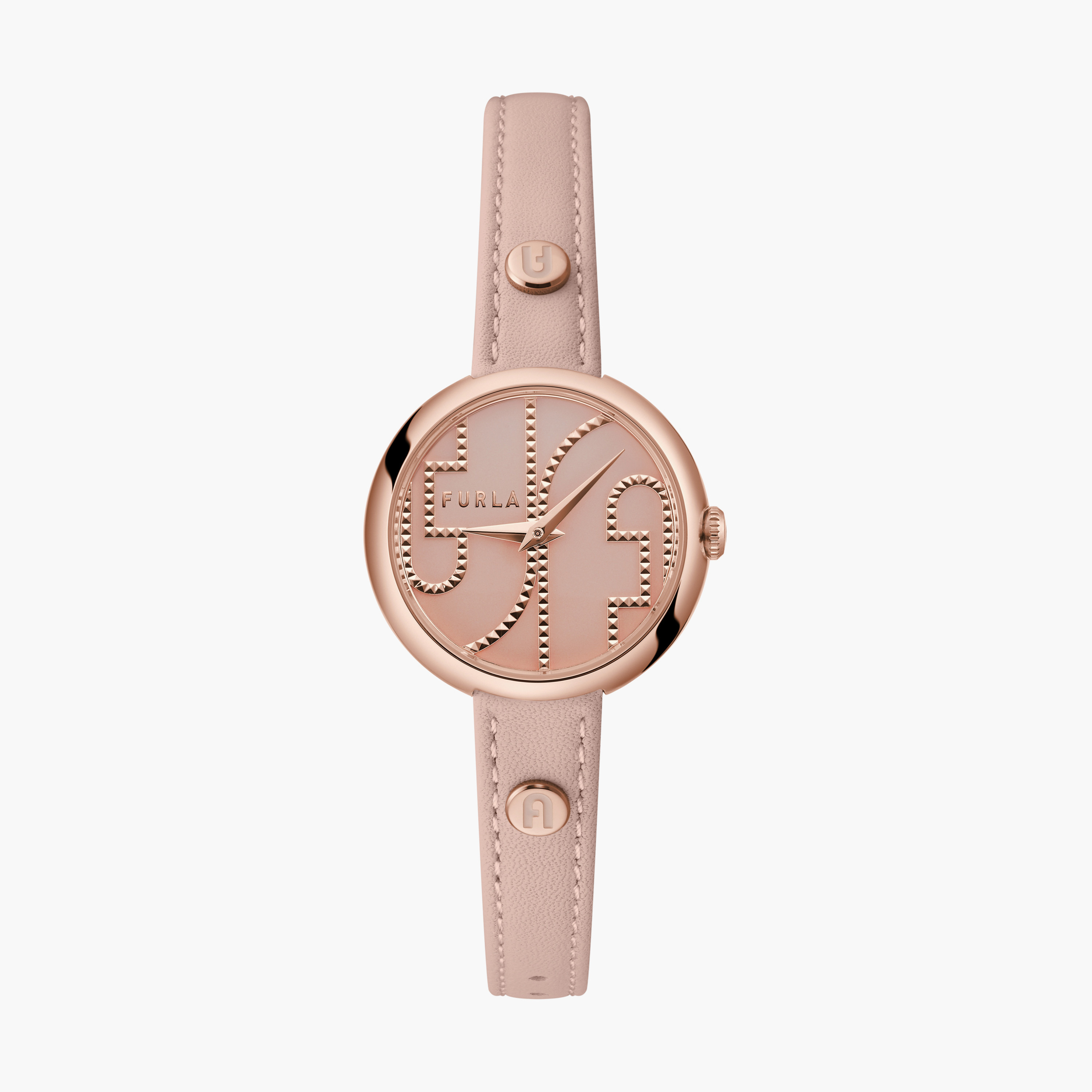 ساعة فورلا ذو انالوج بسوار جلدي بلون نيود | WW00005012L3-women-watchesandjewellery-watches-image-1