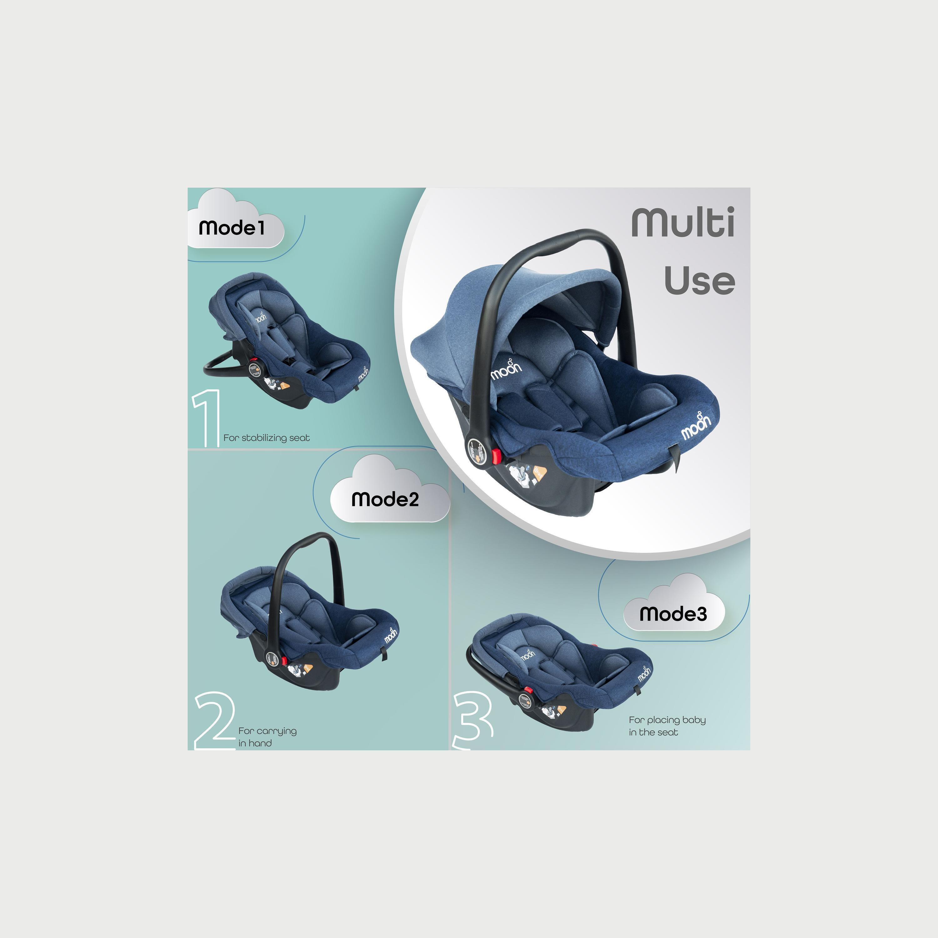 Moon Bibo Baby Carrier Car Seat Suitable, Blue-baby-gear-carseats-image-3