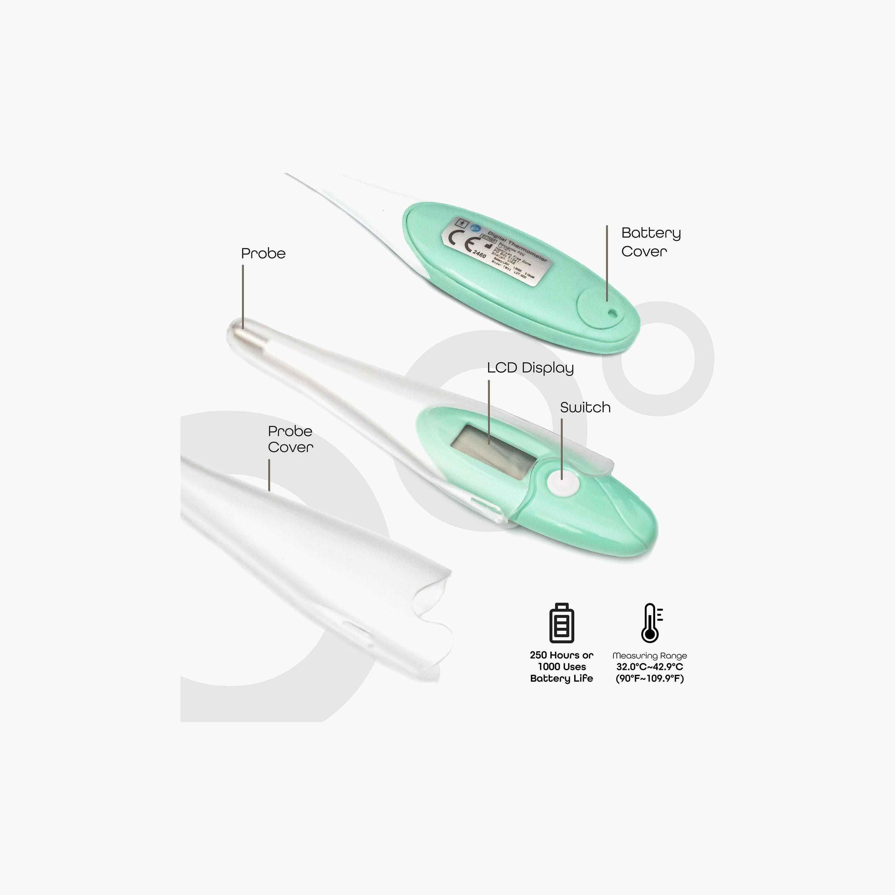 ميزان الحرارة الرقمي LCD للجسم أطفال و كبار من موون-baby-healthandsafety-thermometersandaspirators-image-2