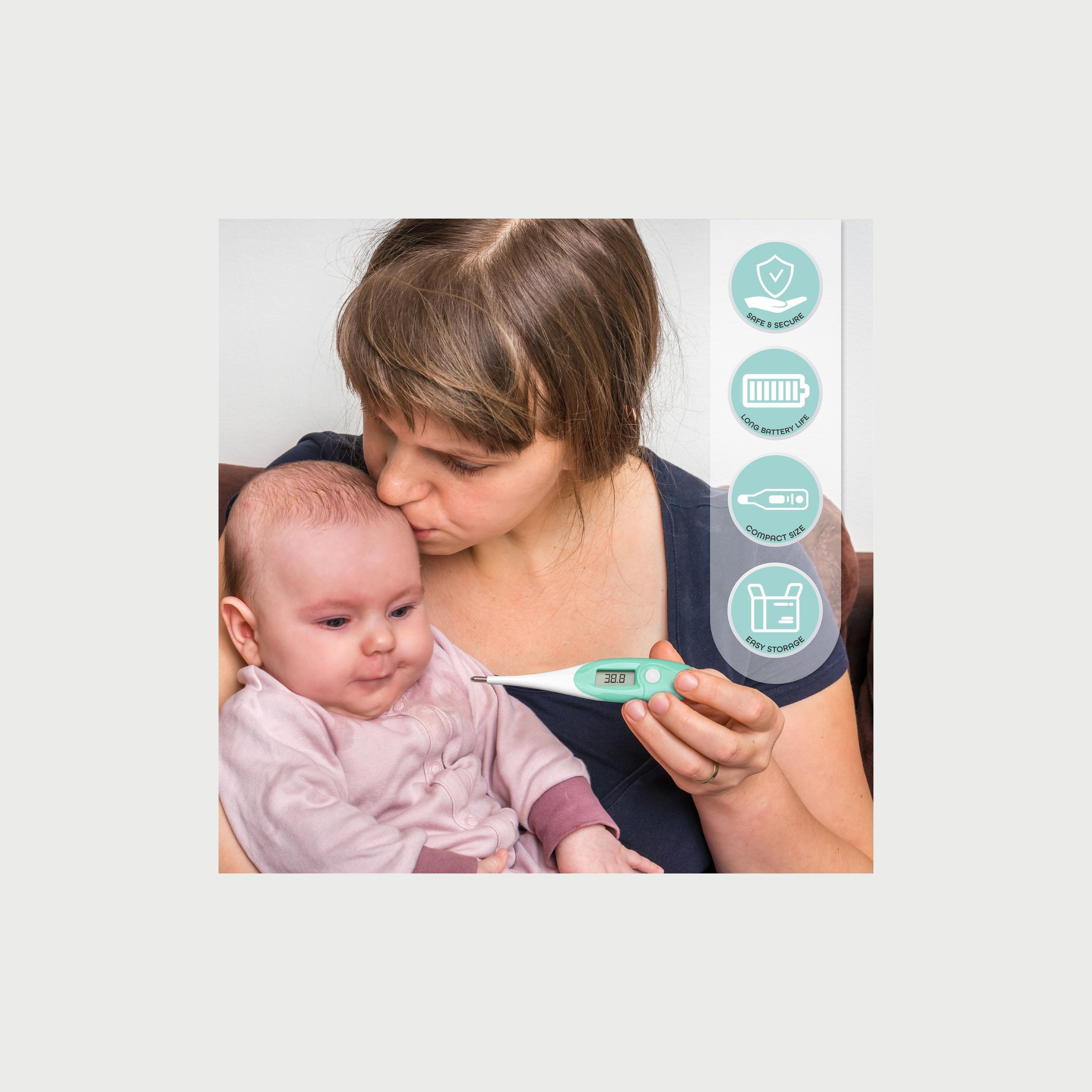 ميزان الحرارة الرقمي LCD للجسم أطفال و كبار من موون-baby-healthandsafety-thermometersandaspirators-image-3