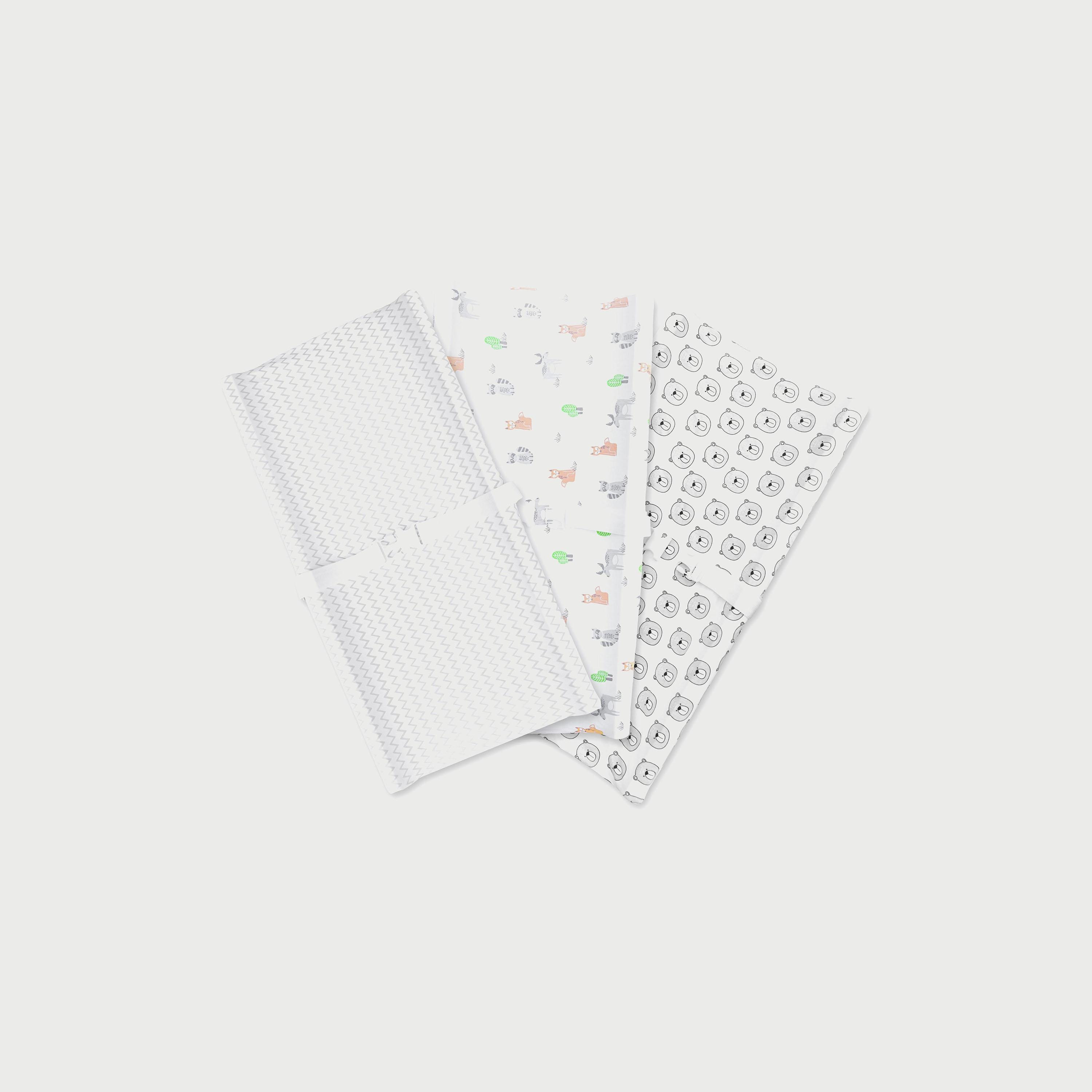 وسادة تغيير عضوية من موون، ألوان متعددة-baby-diapering-changingmats-image-1