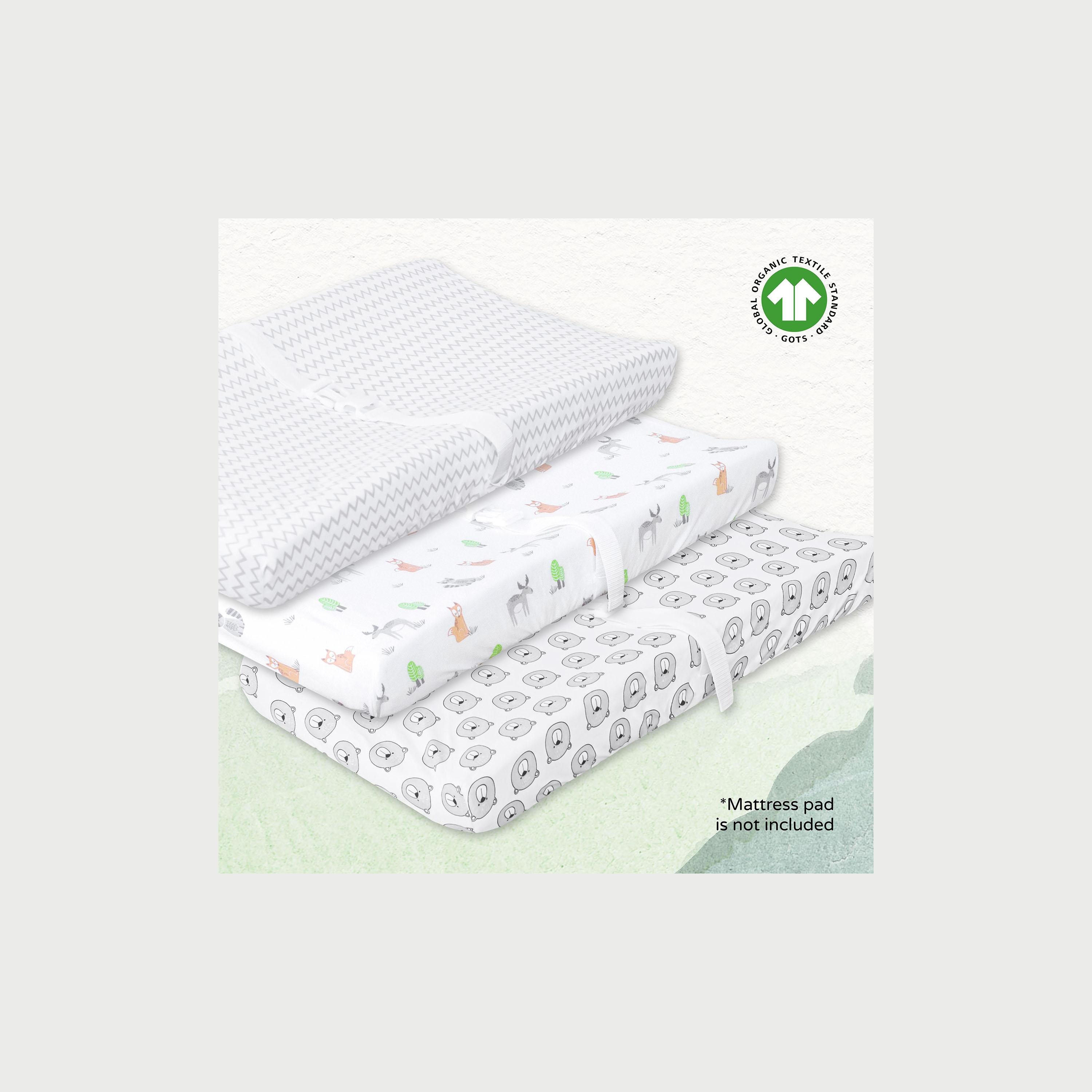 وسادة تغيير عضوية من موون، ألوان متعددة-baby-diapering-changingmats-image-3