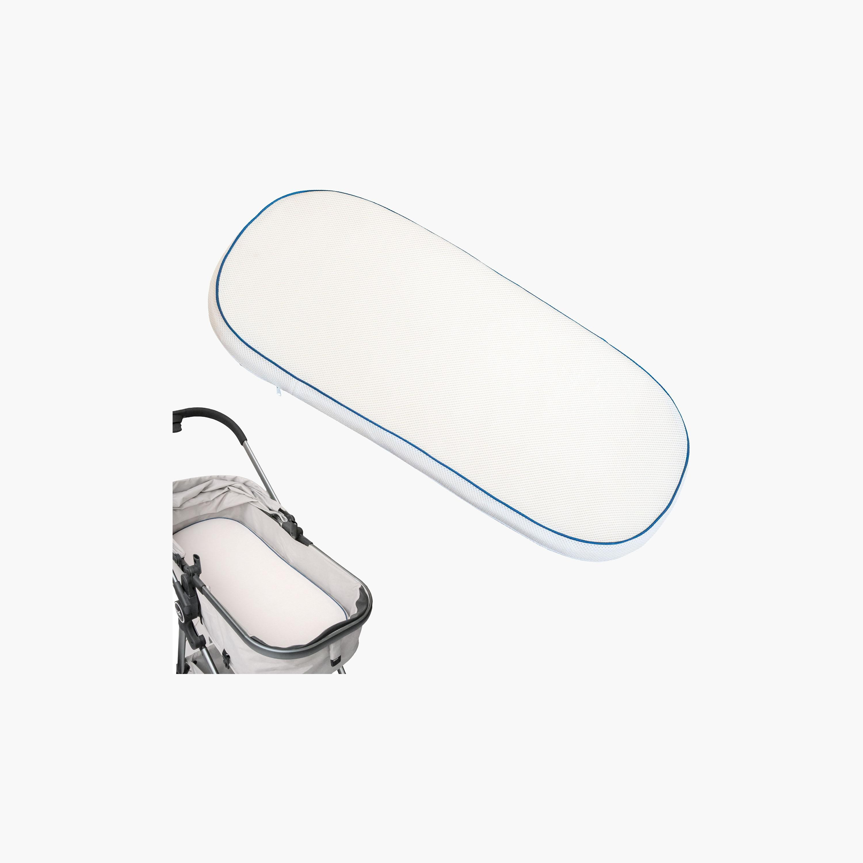 Moon  Crib & Pram Mattress Classic Foam Moses Basket , White-baby-nursery-mattresses-image-1