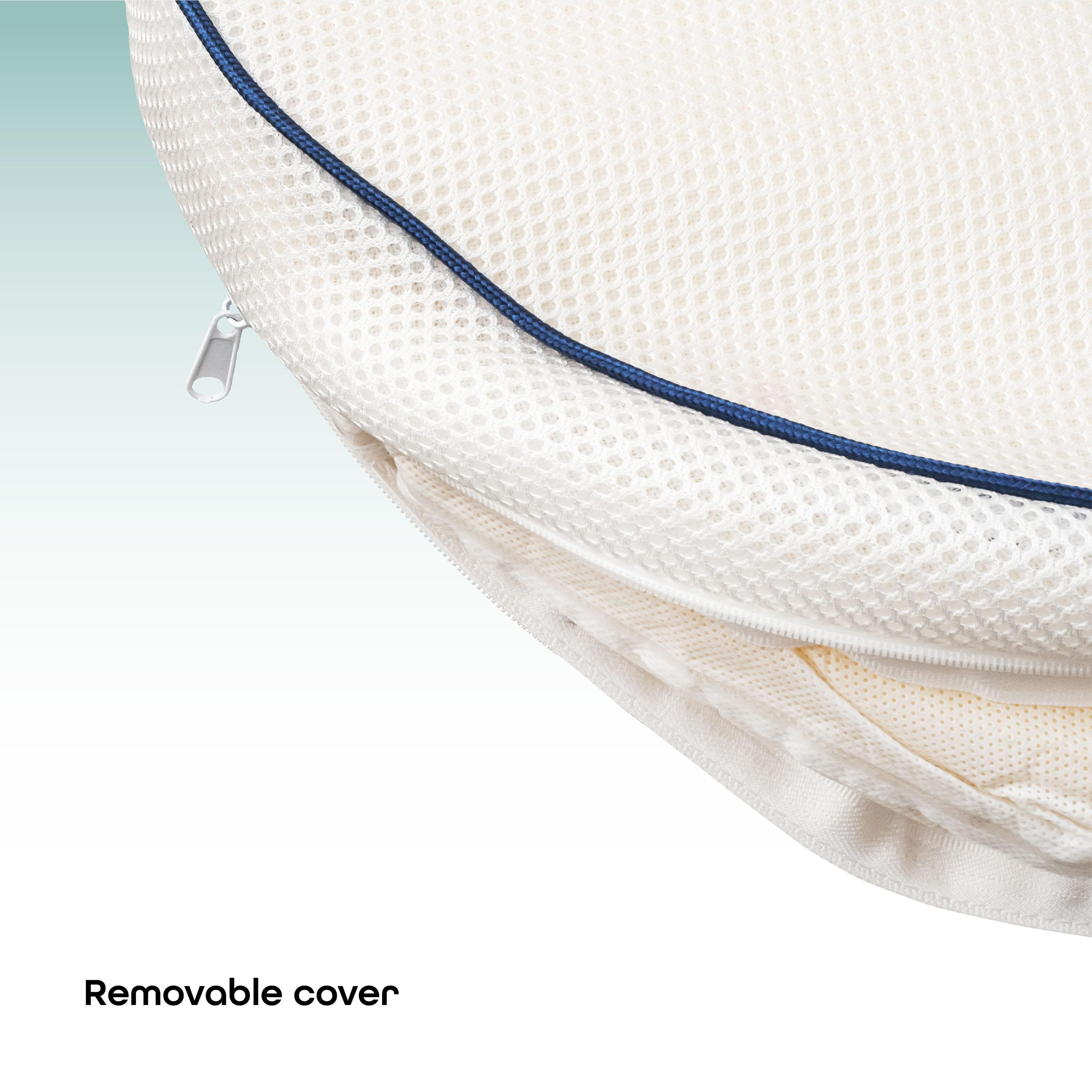 Moon  Crib & Pram Mattress Classic Foam Moses Basket , White-baby-nursery-mattresses-image-6