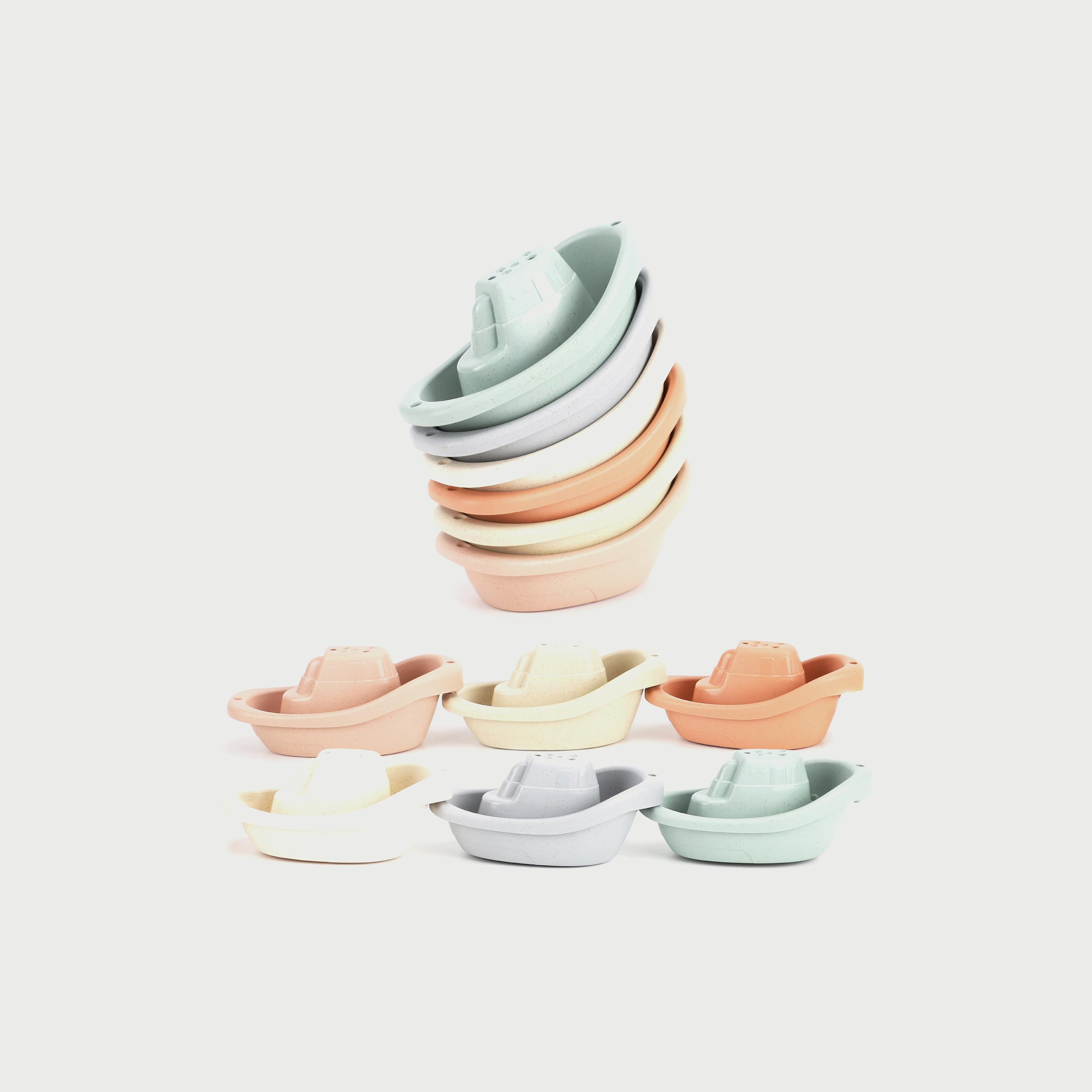 Moon 6-Pack Bath Boat Toys - Multicolour-toys-babyandtoddlertoys-bathtoys-image-1
