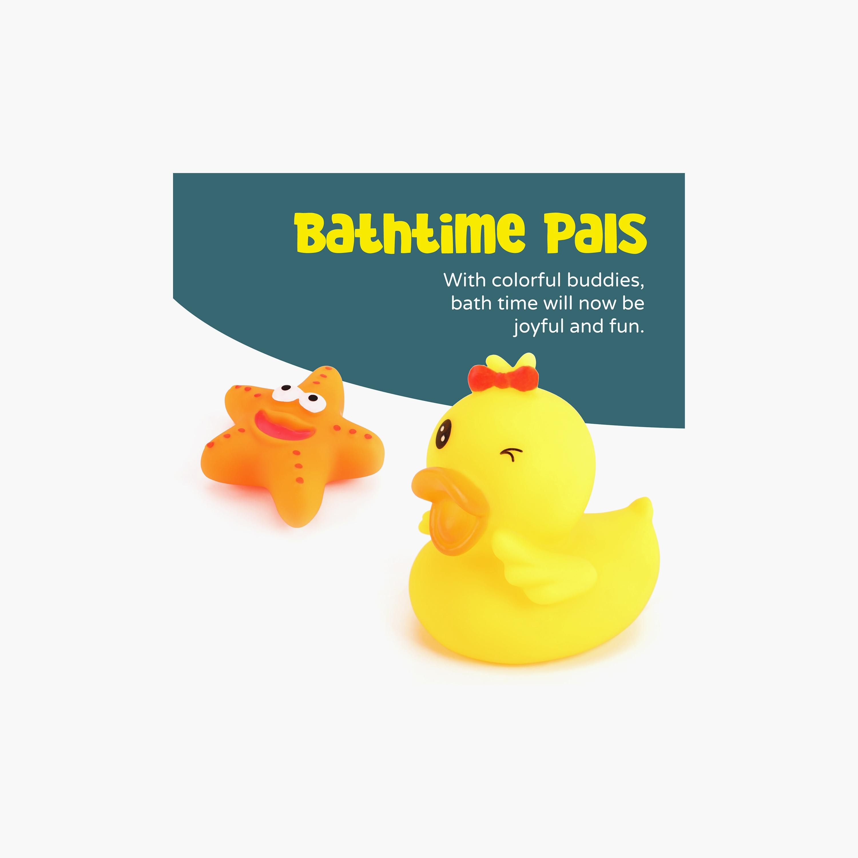 أصدقاء حوض الإستحمام من موون، أصفر -baby-bathandcare-bathtubs-image-2