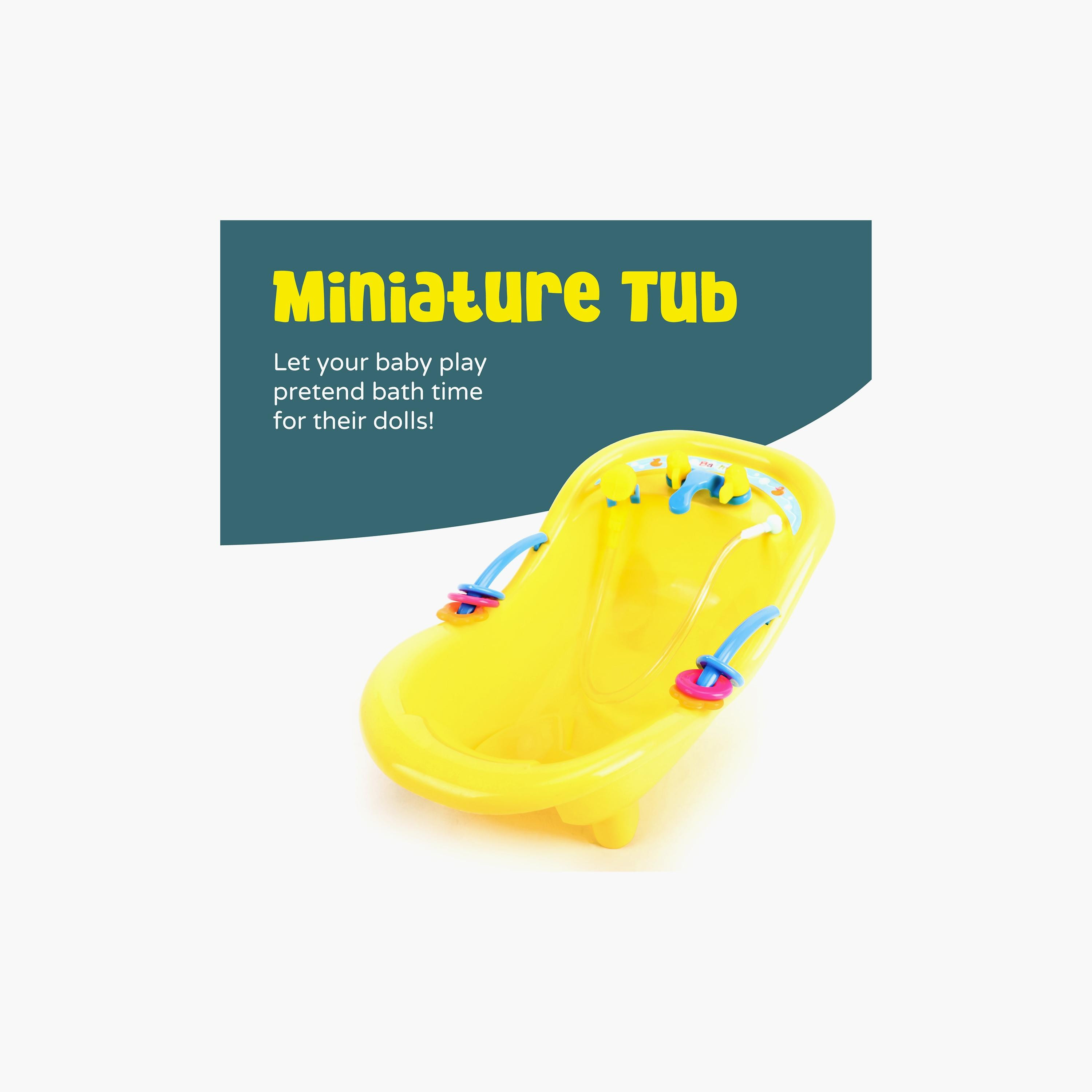 أصدقاء حوض الإستحمام من موون، أصفر -baby-bathandcare-bathtubs-image-3