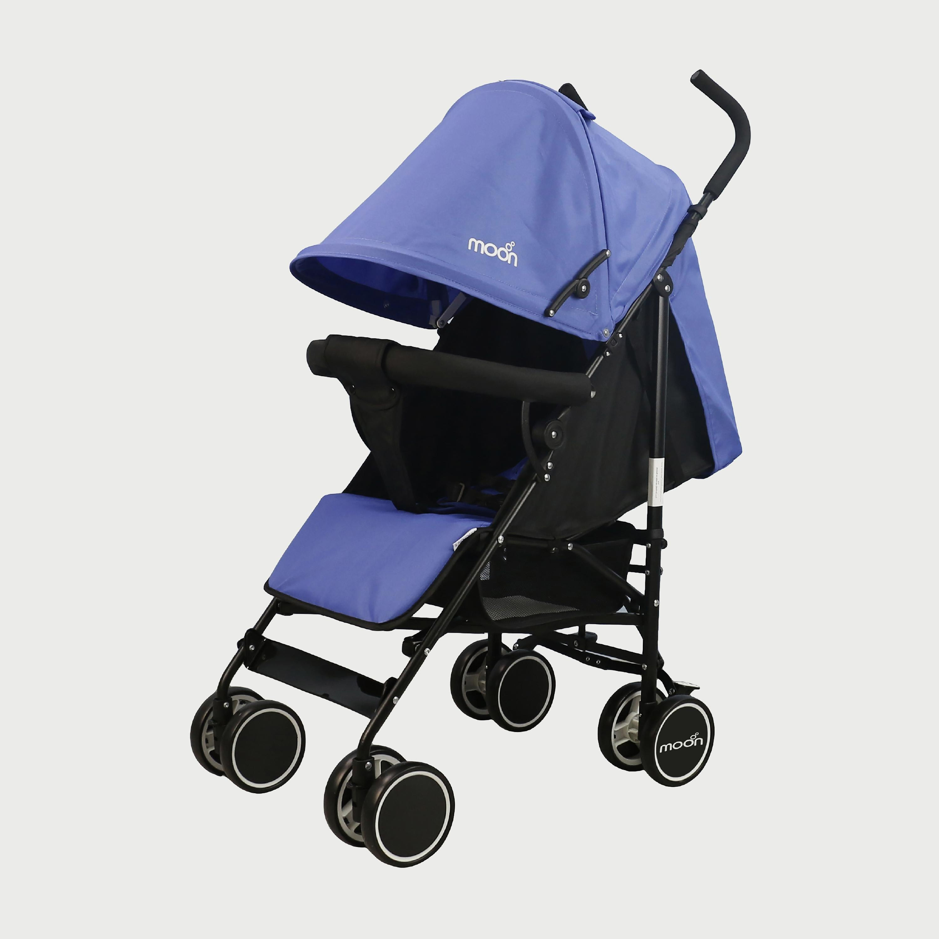 Moon Neo Plus Light Weight Travel Stroller, Cyan Blue-baby-gear-strollersandprams-strollers-image-1