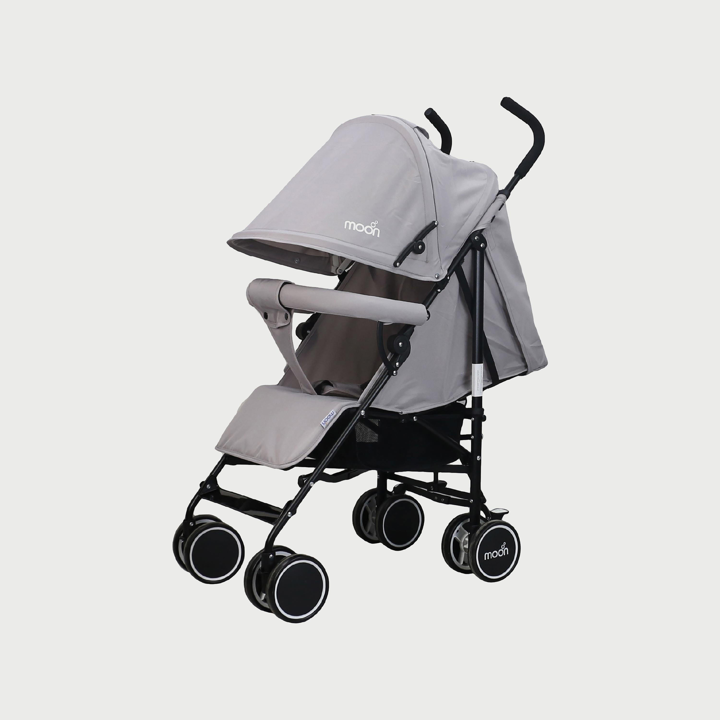 Moon Neo Plus Light Weight Travel Stroller, Grey-baby-gear-strollersandprams-strollers-image-1