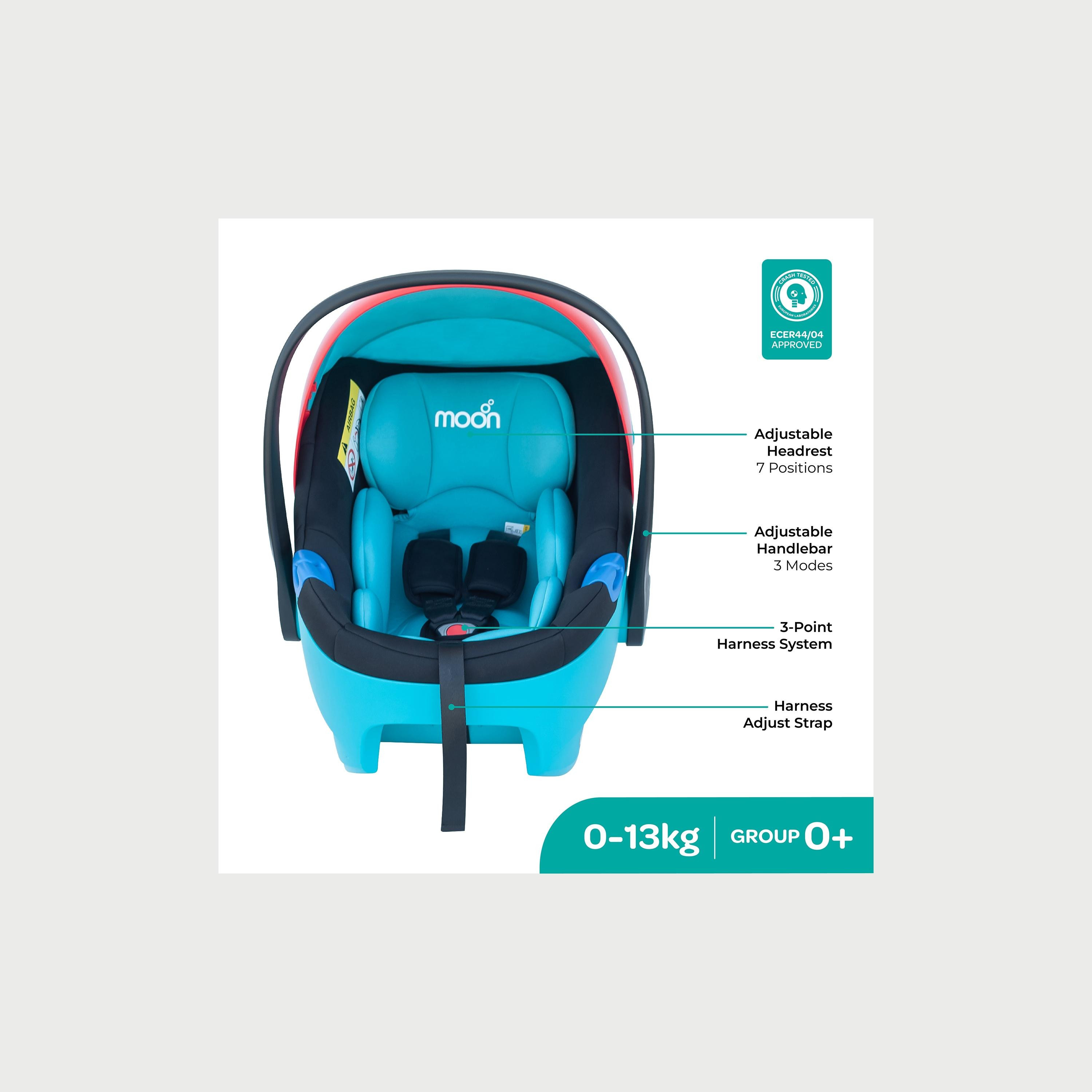 مقعد سيارة بيبو ماكس كارير من مون - أخضر-baby-gear-carseats-image-2
