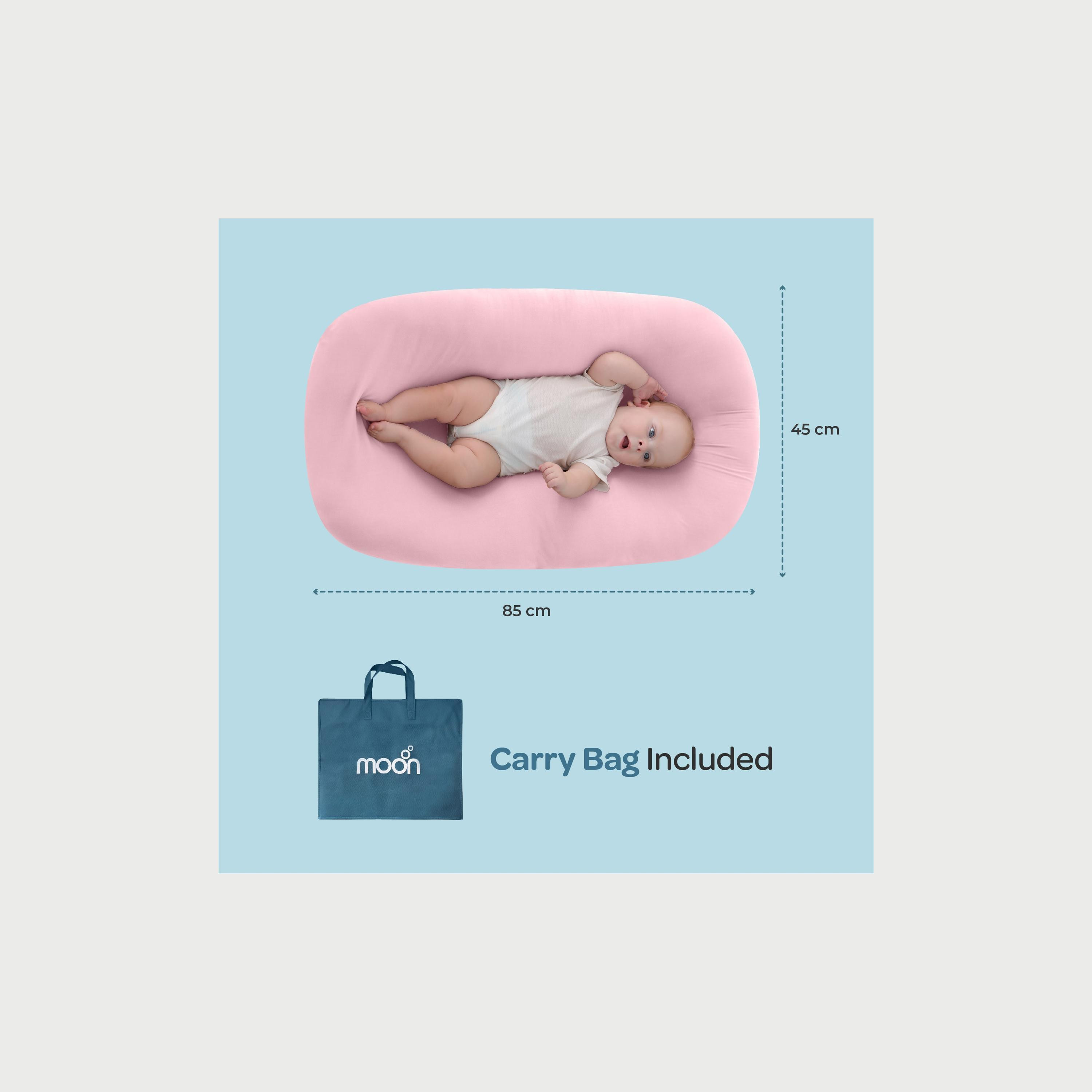 Moon Baby Lounger, Pink (85x45)-baby-nursery-babybedding-image-5