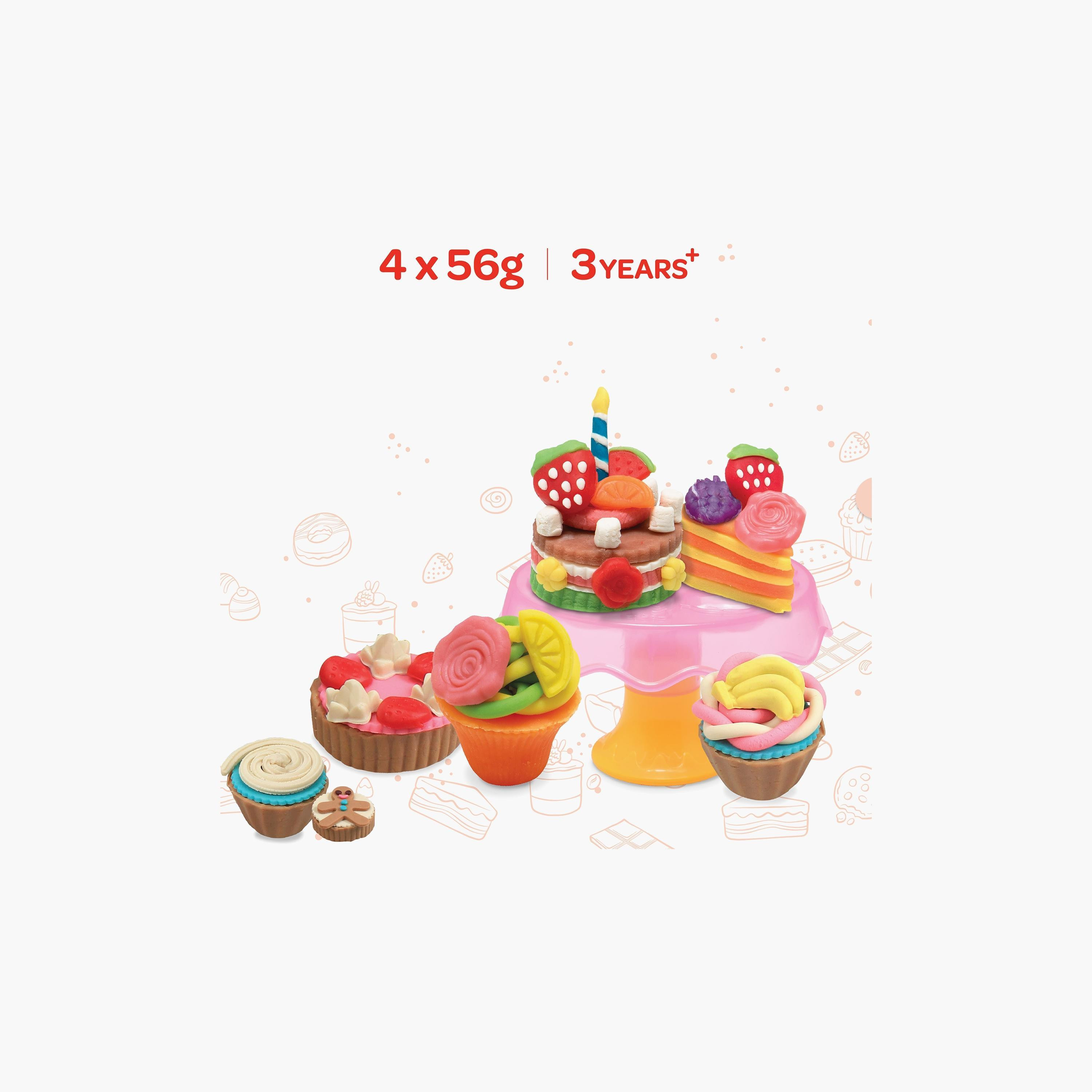 Moon 4-Piece Dough Creation Cake Treat-school-artsandcrafts-image-2