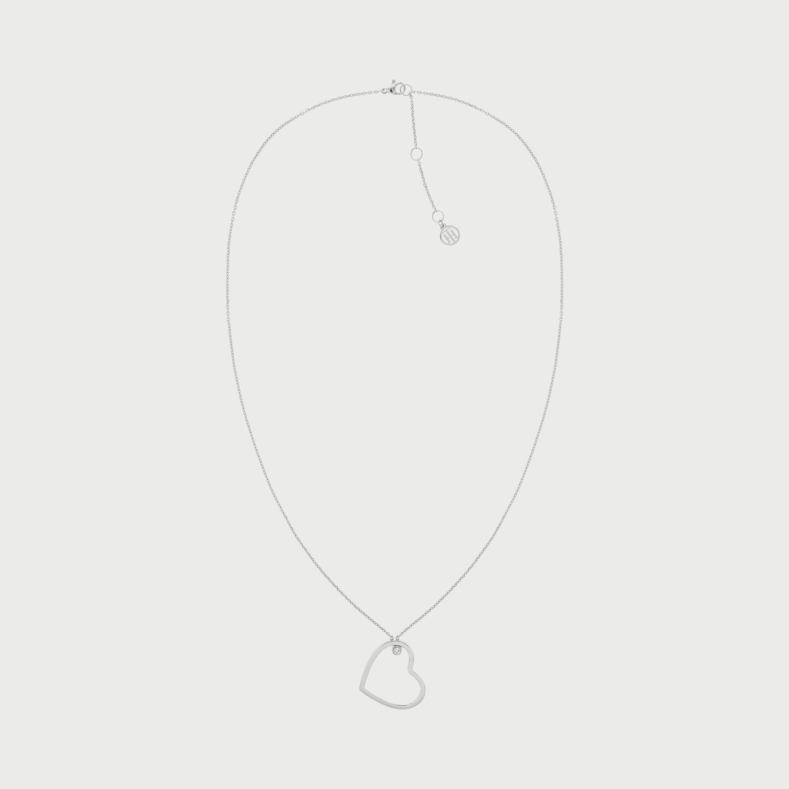 قلادة من الستانلس ستيل الفضي للنساء من تومي هيلفجر-women-watchesandjewellery-jewellery-necklacesandpendants-image-1