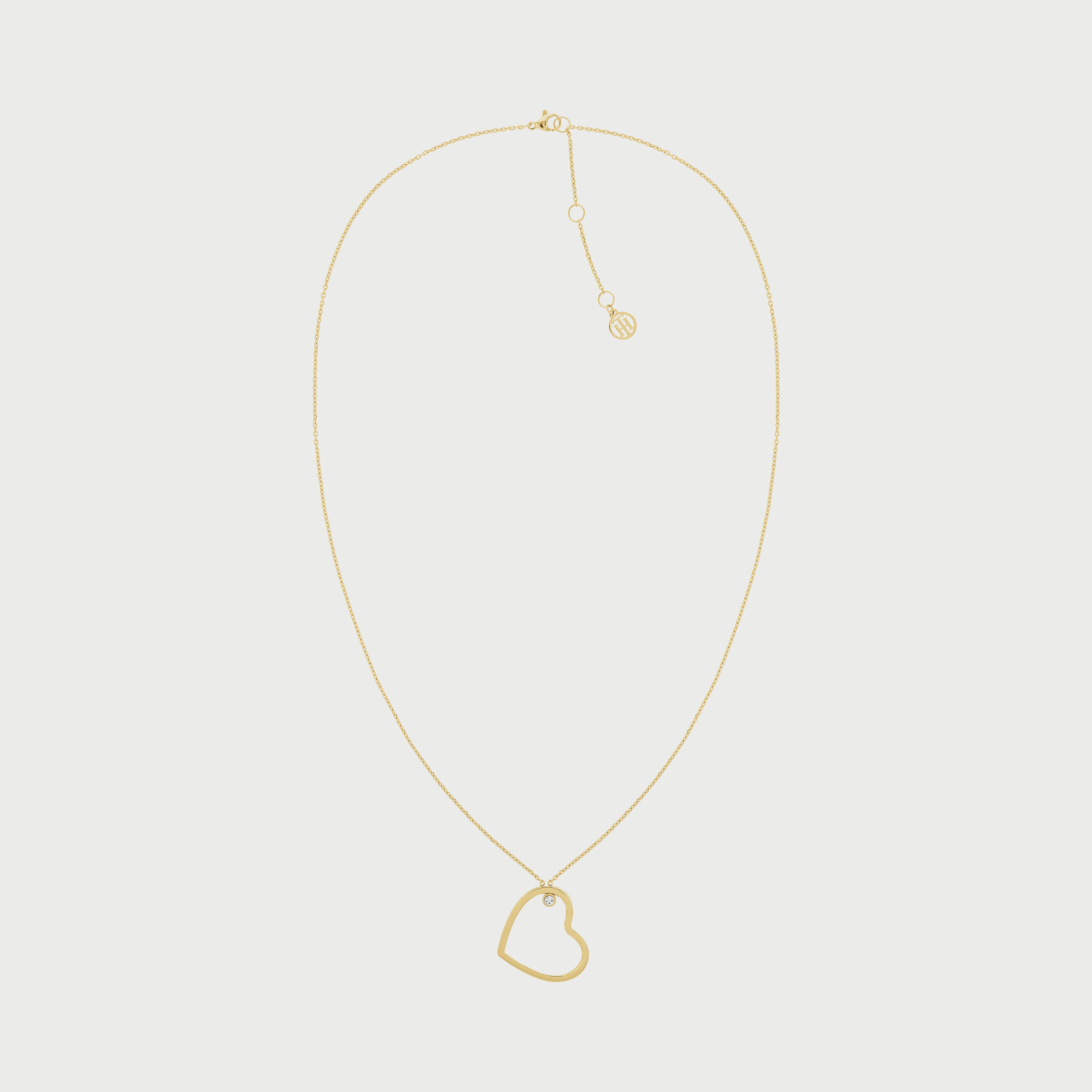 قلادة من الستانلس ستيل الذهبي للنساء من تومي هيلفجر-women-watchesandjewellery-jewellery-necklacesandpendants-image-1