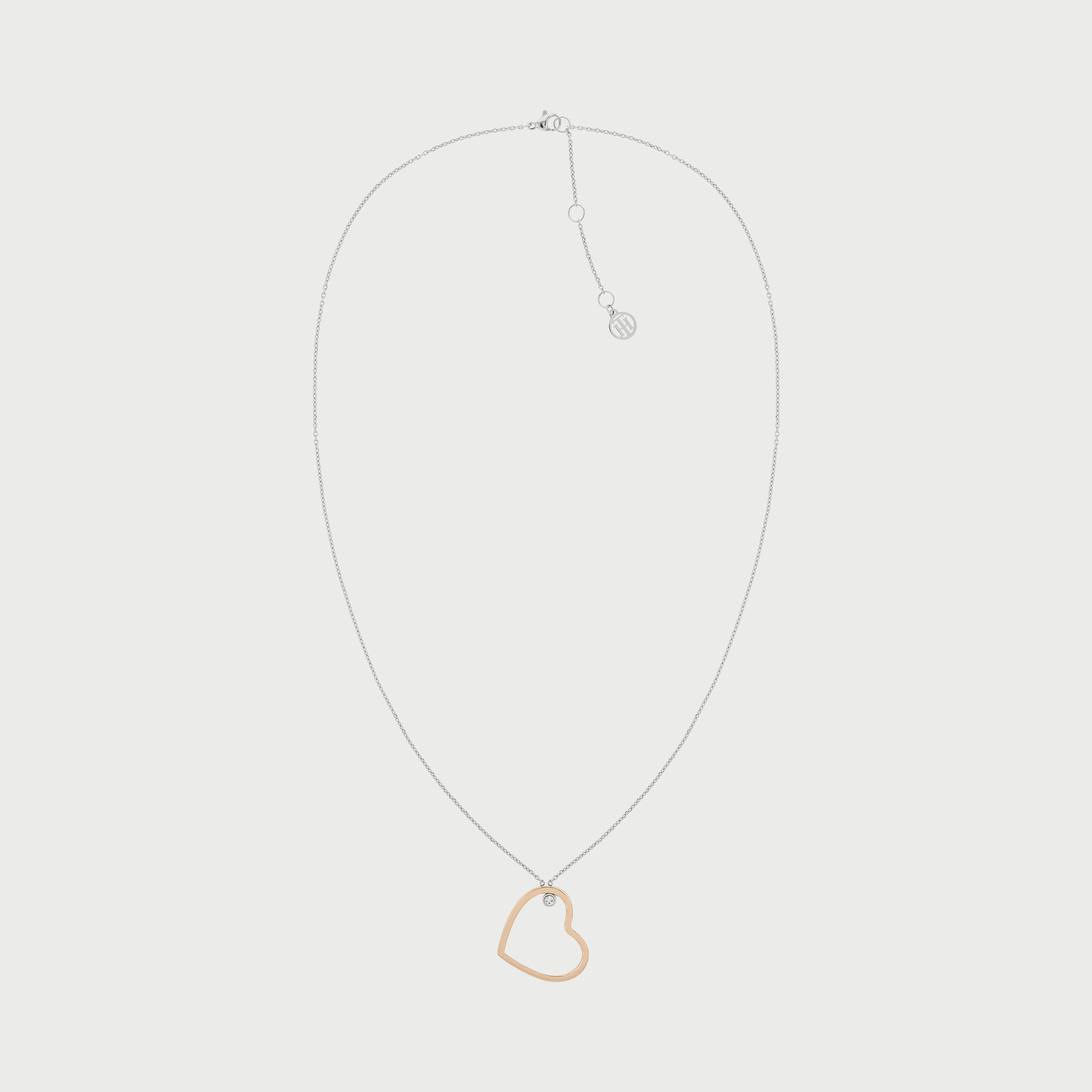 قلادة من الستانلس ستيل الفضي للنساء من تومي هيلفجر-women-watchesandjewellery-jewellery-necklacesandpendants-image-1