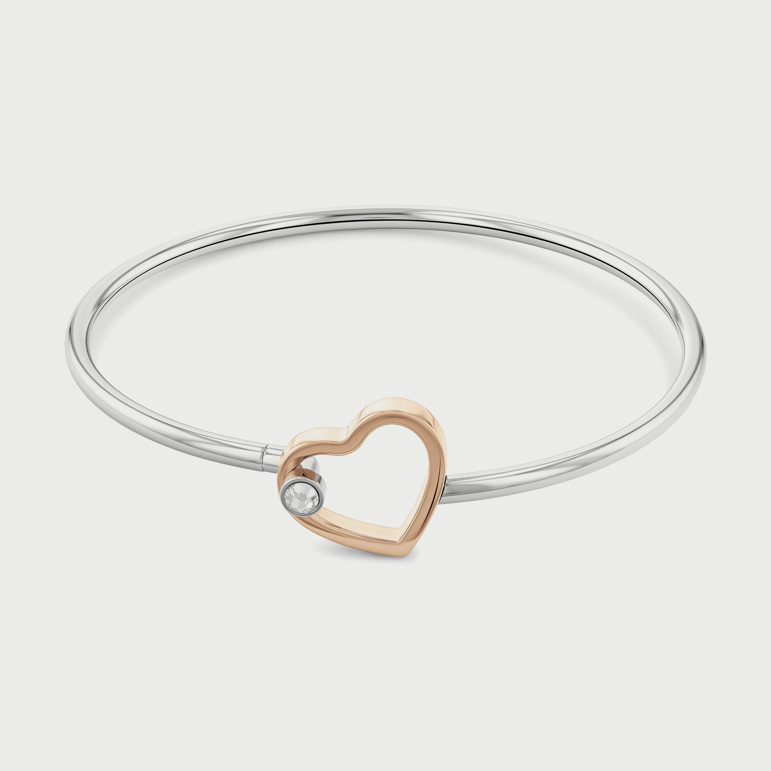 سوارالستانلس ستيل الفضي للنساء من تومي هيلفجر-women-watchesandjewellery-jewellery-banglesandbracelets-image-1