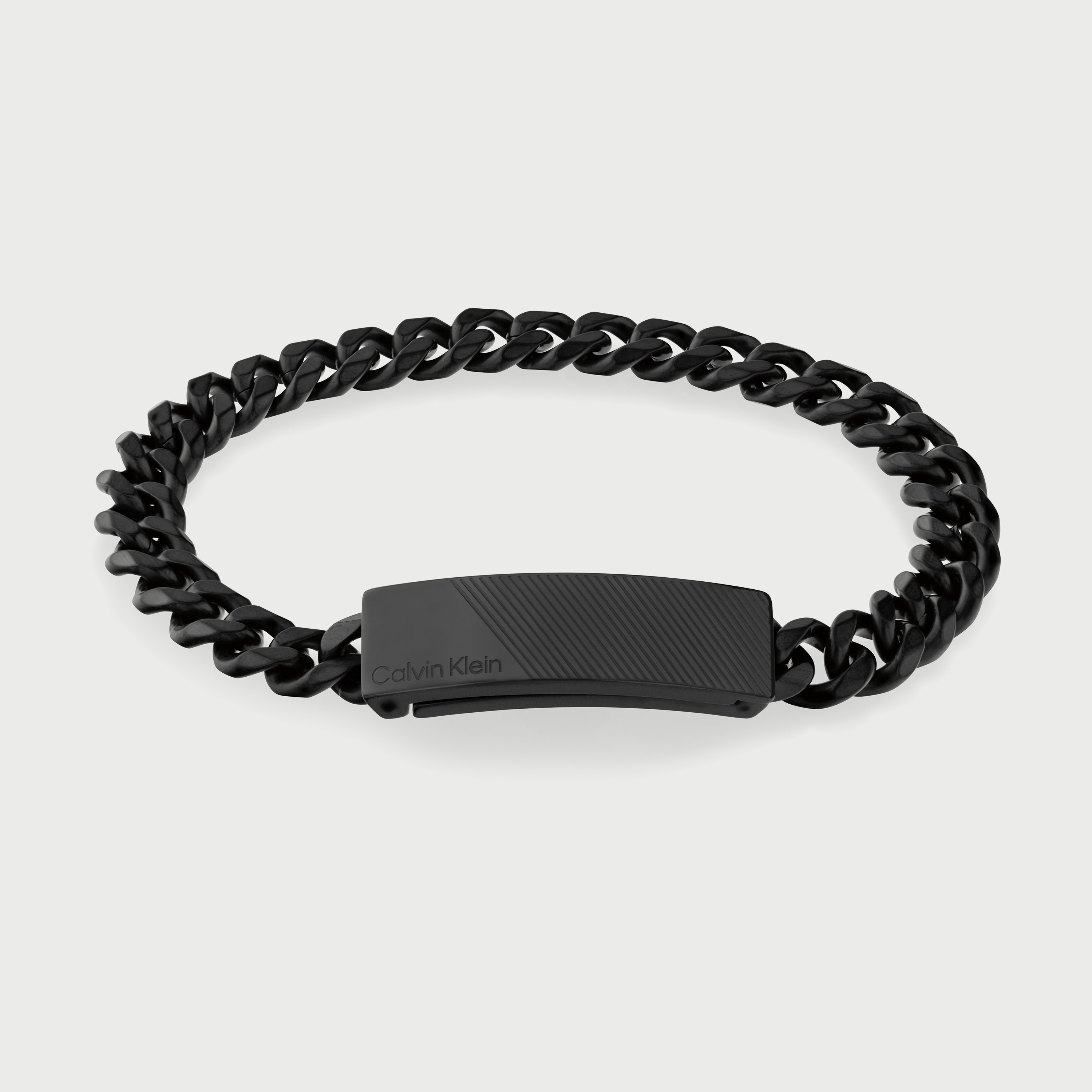 سوار من الفولاذ المقاوم للصدأ الأسود للرجال من كالفين كلاين-men-watchesandjewellery-bracelets-image-1