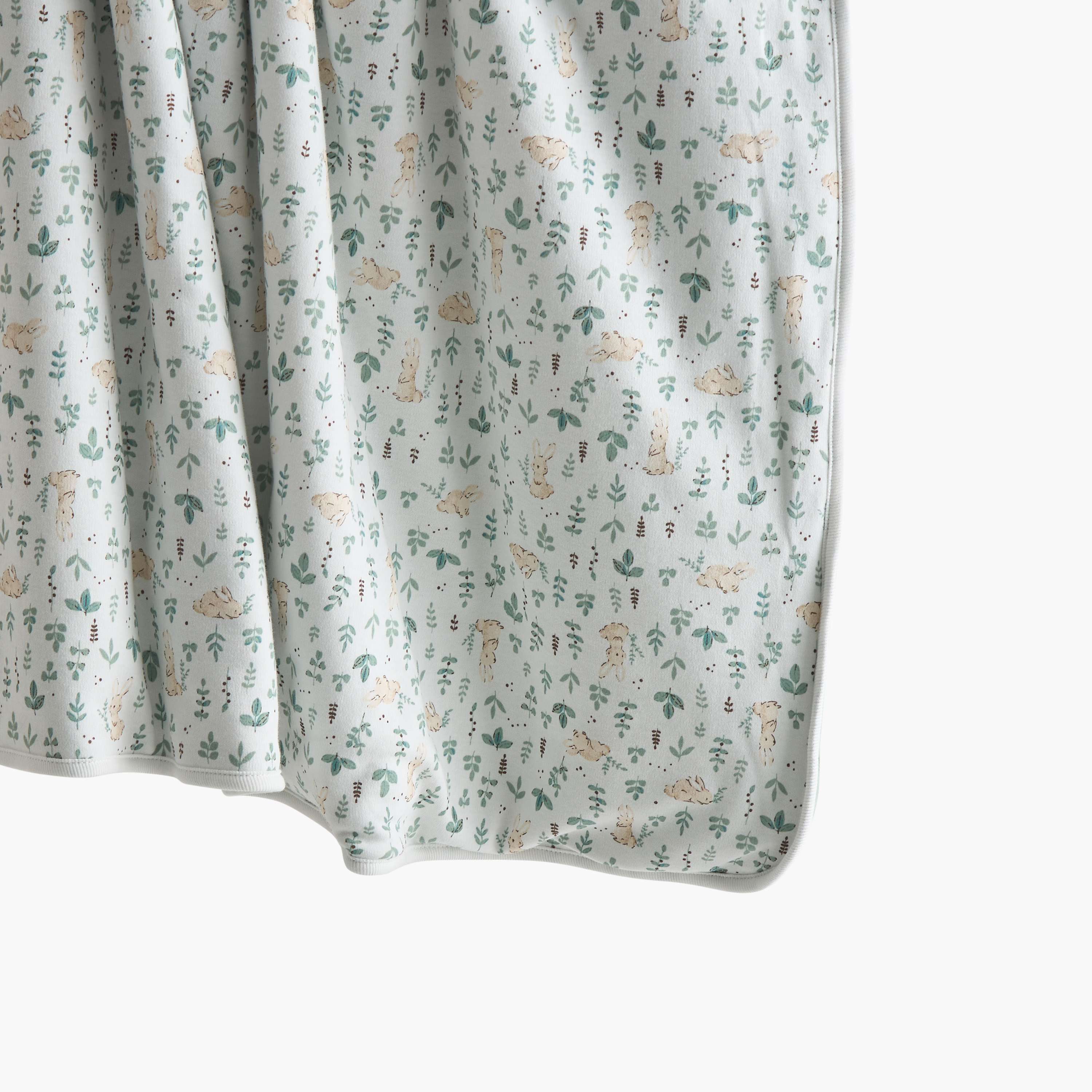Juniors All-Over Bunny Print Receiving Blanket - 70x78 cm-baby-nursery-blanketsandswaddles-receivingblankets-image-4