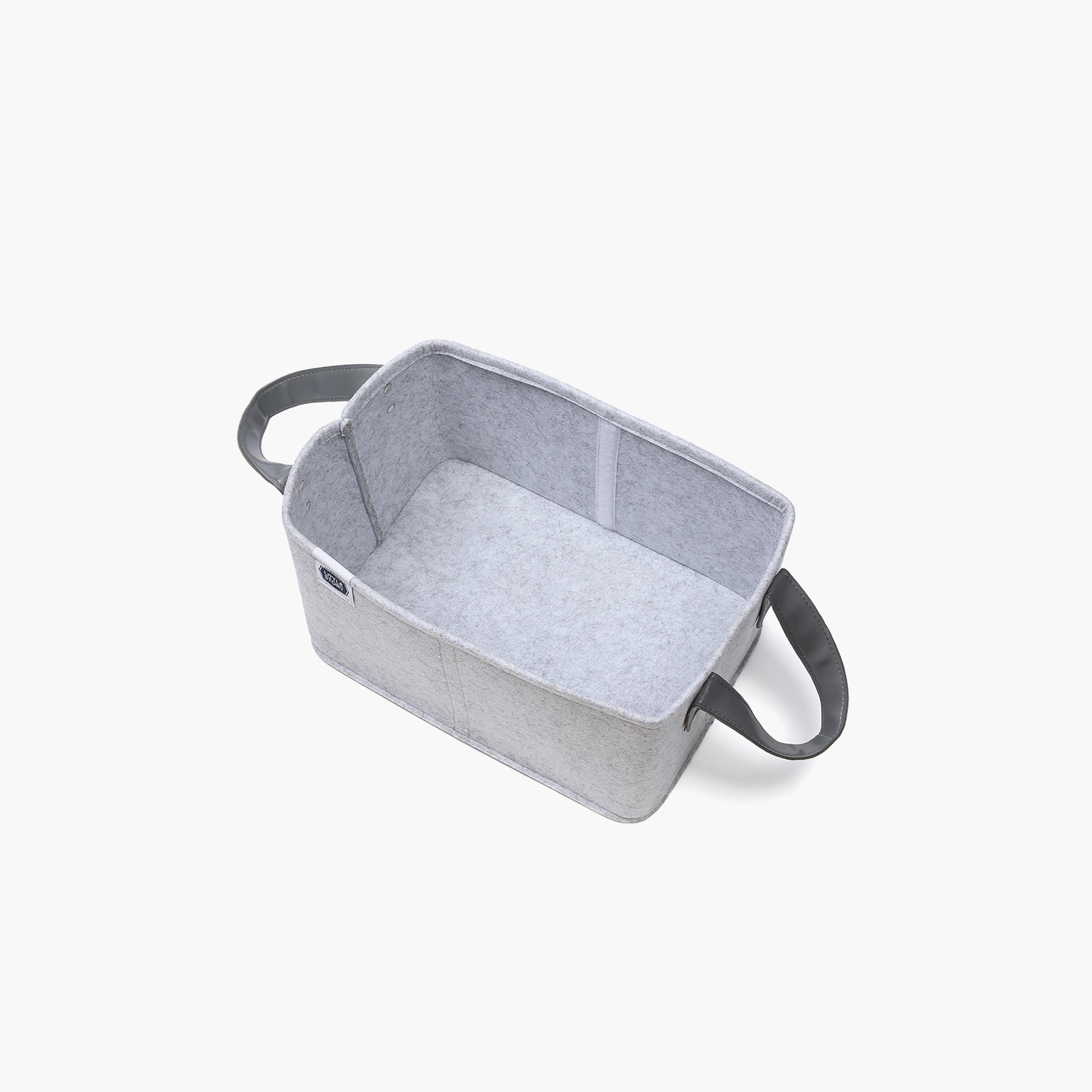 Little Story Diaper Caddy Simplex, Grey-baby-gear-diaperbags-image-3