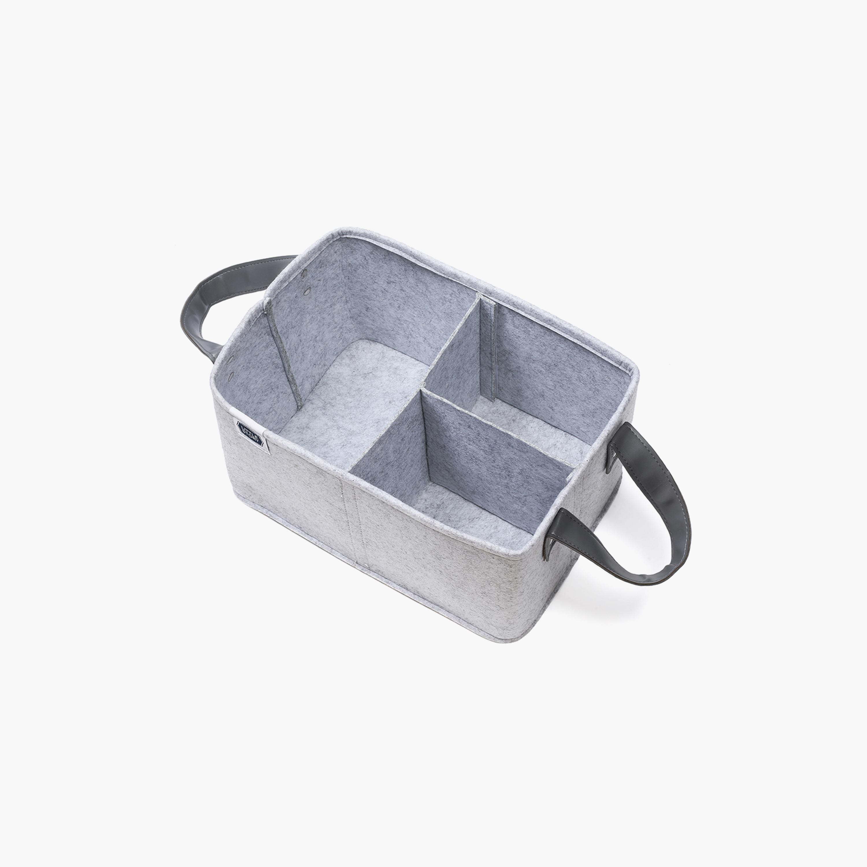 Little Story Diaper Caddy Simplex, Grey-baby-gear-diaperbags-image-4