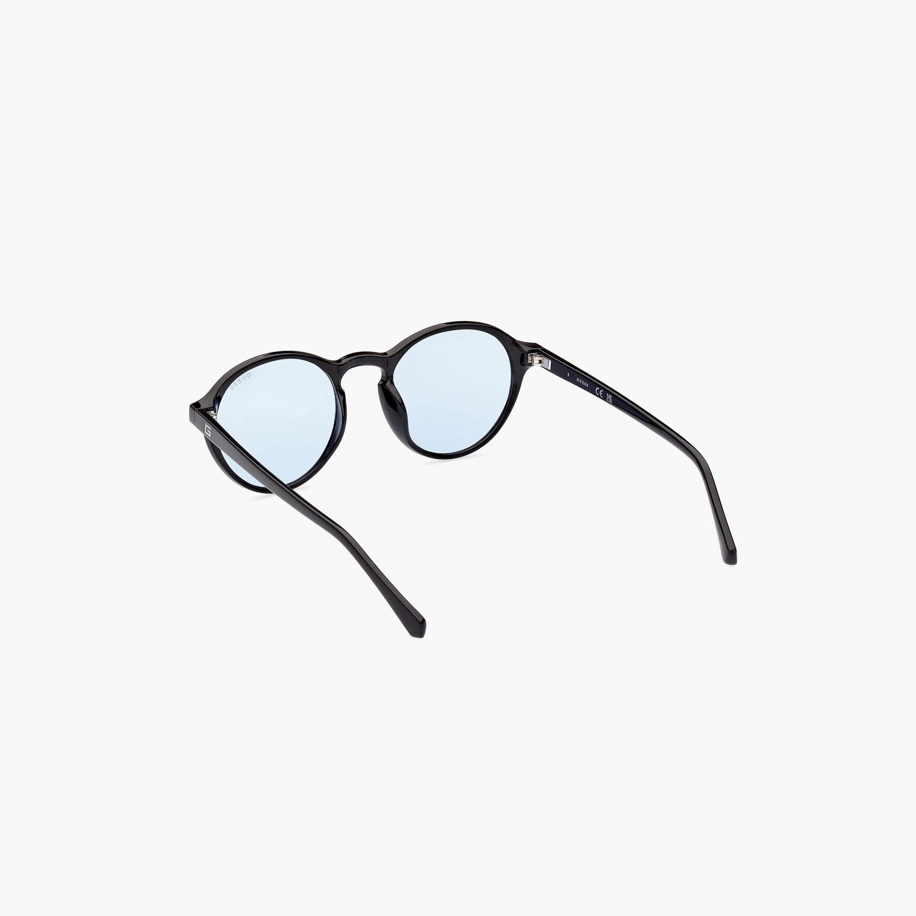 نظارة شمسية دائرية بعدسات زرقاء فاتحة للجنسين من جس - GU0006201V51.5-men-sunglasses-image-4