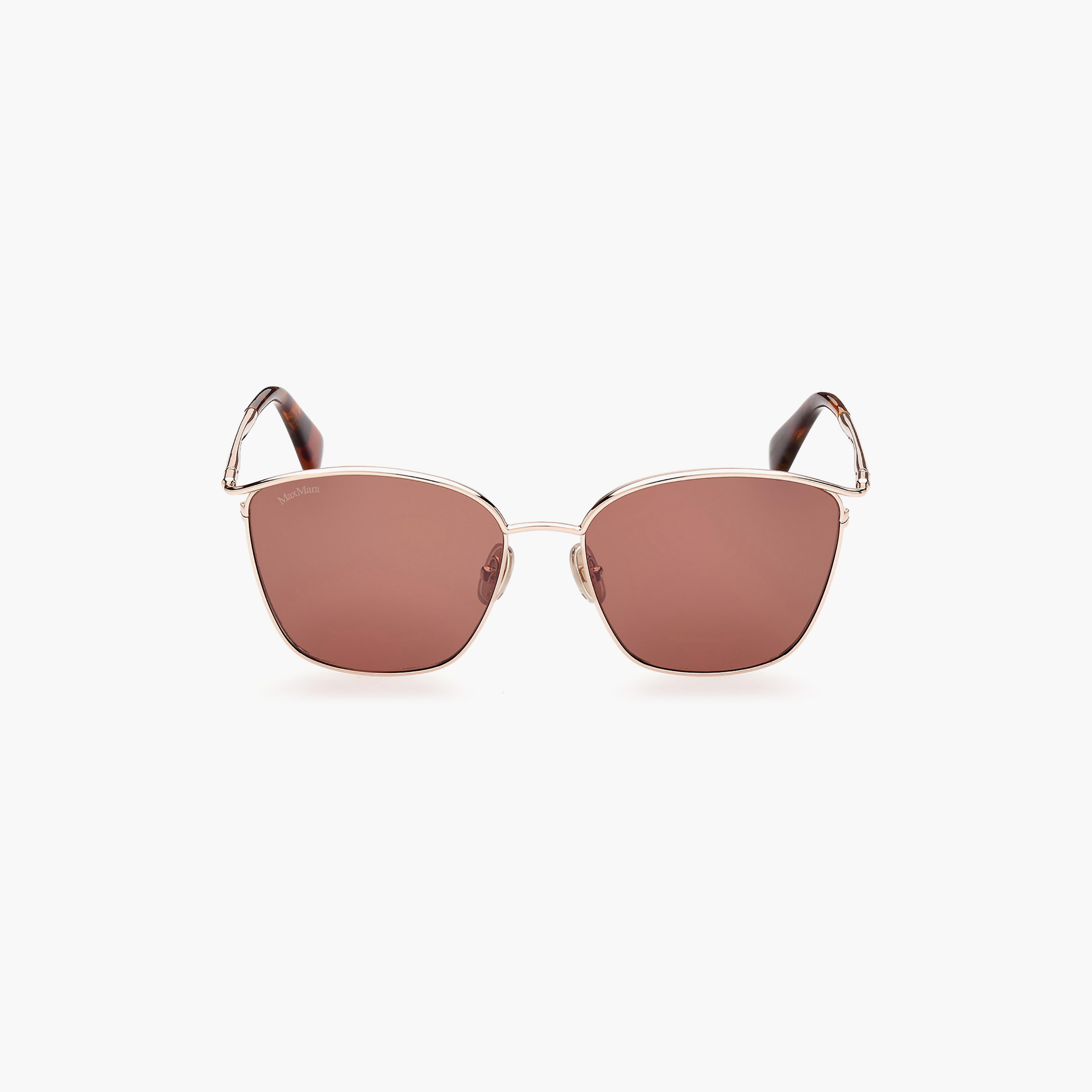 نظارة شمسية من ماكس مارا بعدسات مربعة بلون بورجوندي للرجال MM004354E55-men-sunglasses-image-3