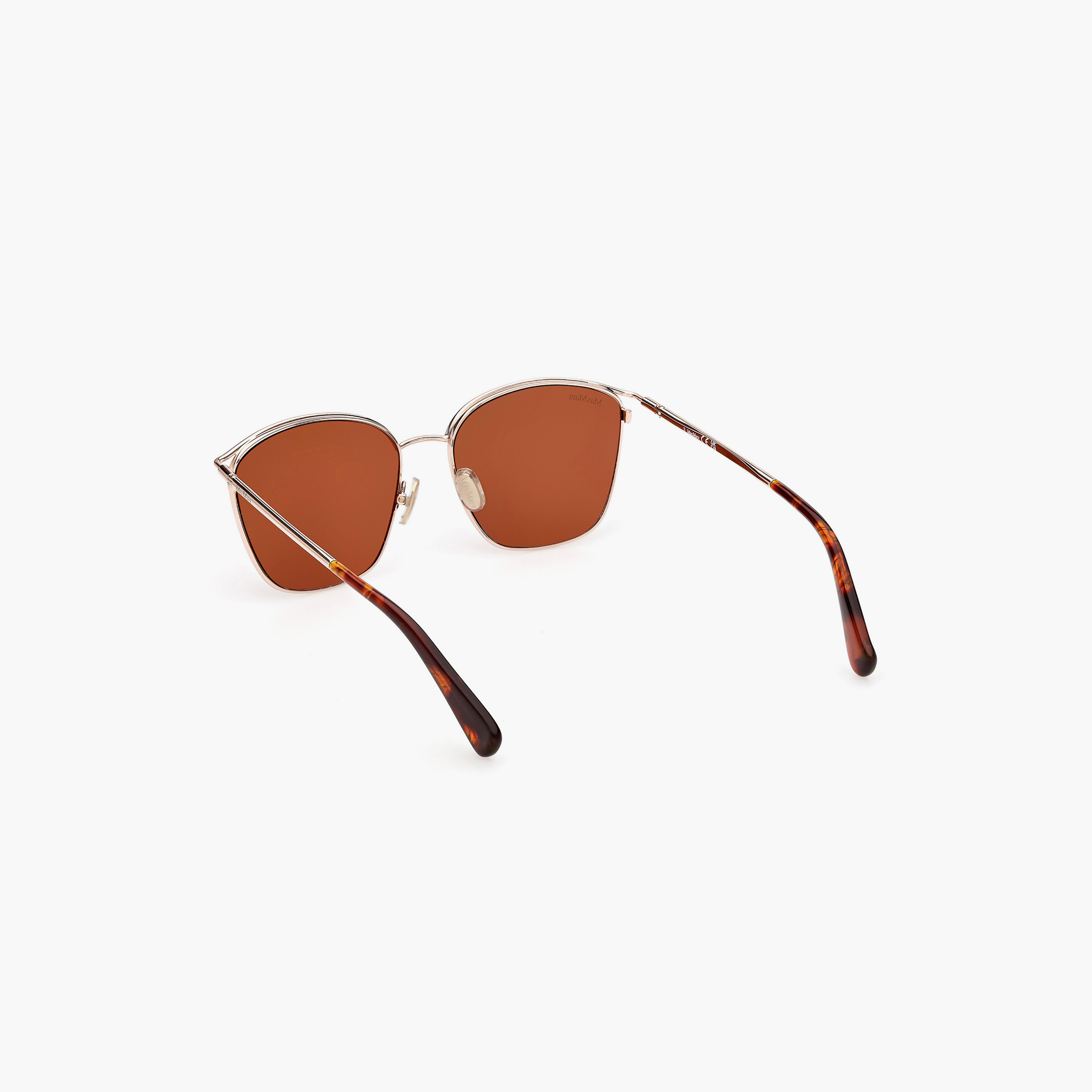 نظارة شمسية من ماكس مارا بعدسات مربعة بلون بورجوندي للرجال MM004354E55-men-sunglasses-image-4