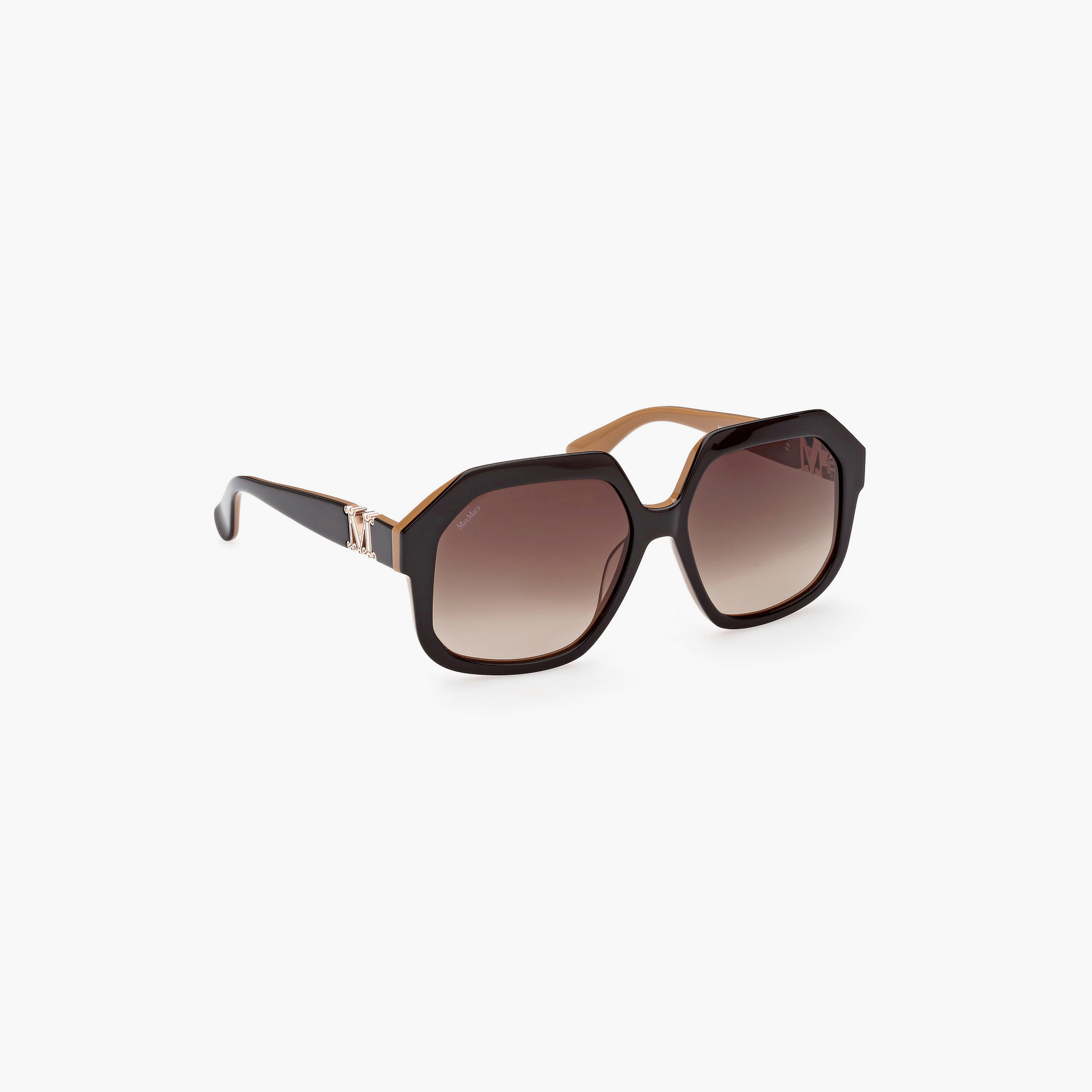 نظارة شمسية من ماكس مارا بعدسات بنية مربعة للنساء MM005650F57-women-sunglasses-image-2