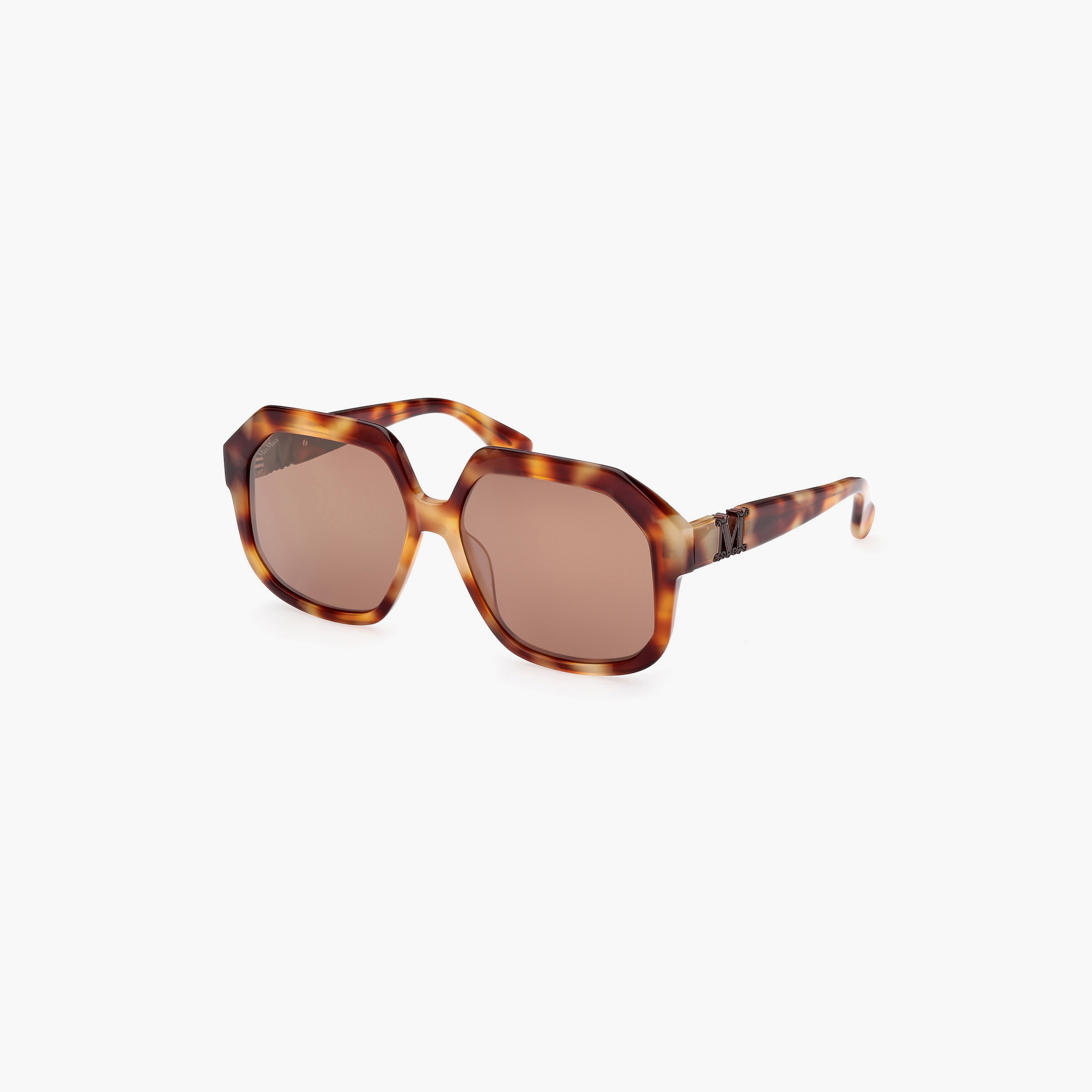 نظارة شمسية من ماكس مارا بعدسات بنية مربعة للنساء MM005653E57-women-sunglasses-image-1