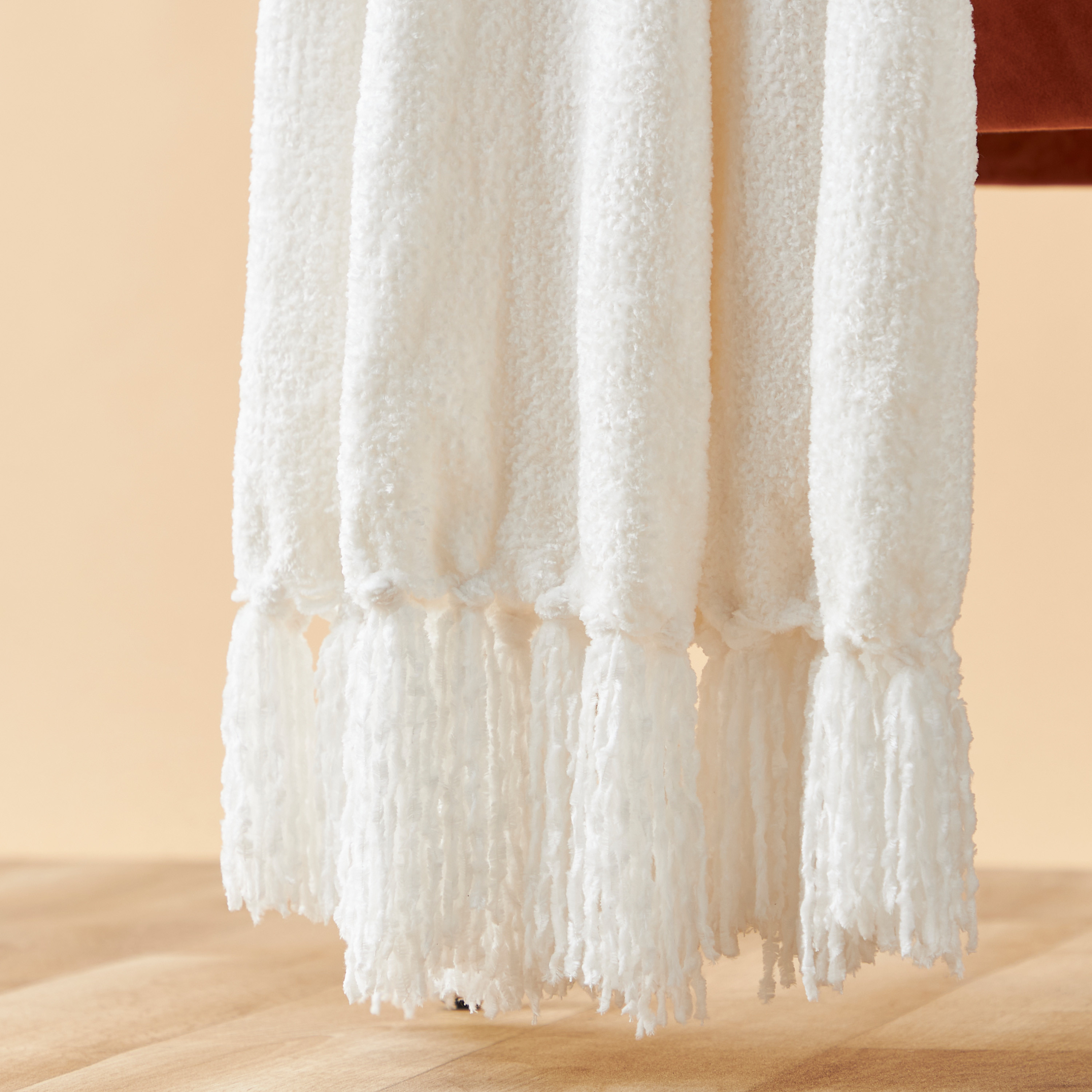 Throws Texture Buy Textured Throw with Tassels - 127x152 cms Online | Centrepoint Kuwait