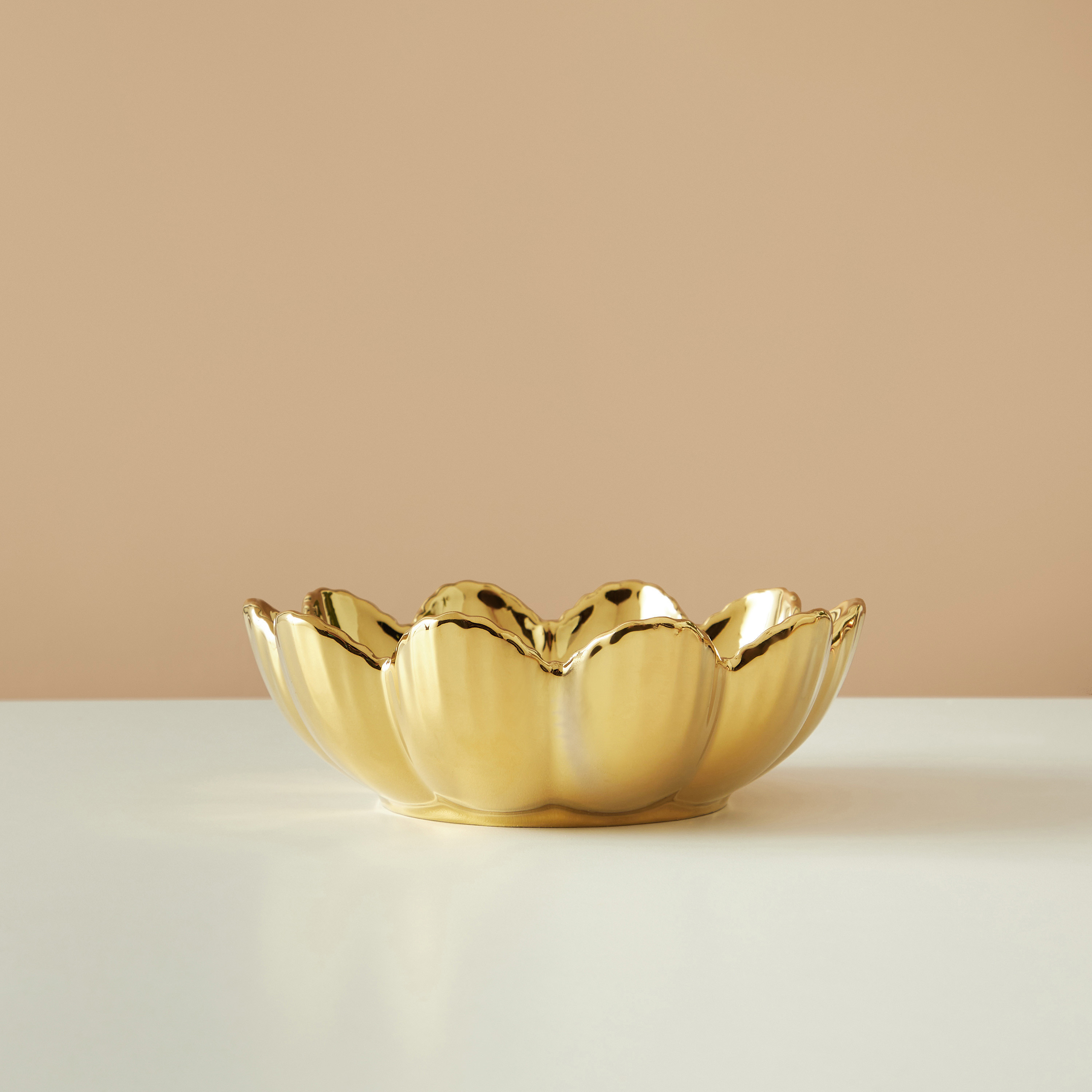 Metallic Decorative Bowl - 20 cms-household-decor-vasesandbowls-image-2