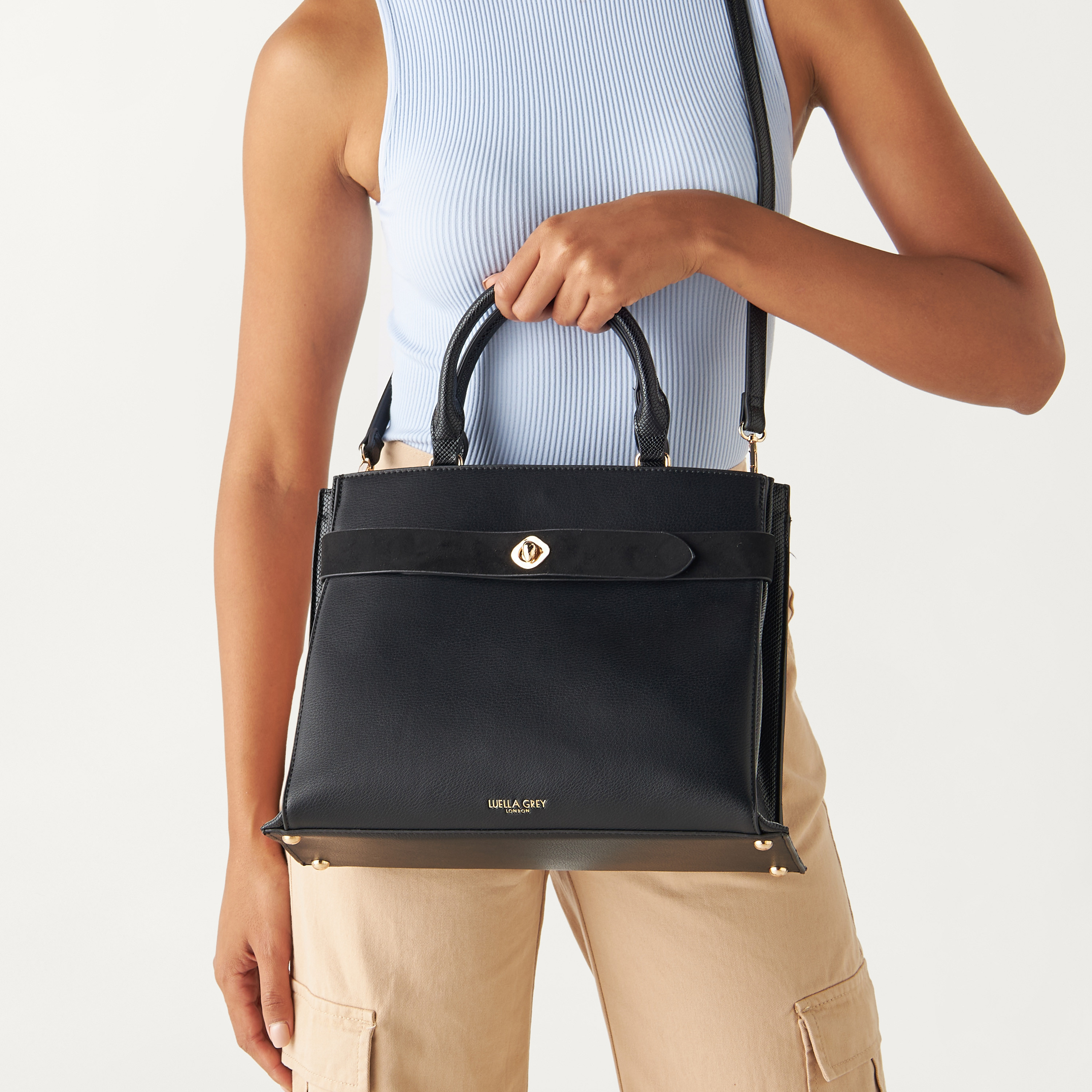 شنطة توتي سادة من لويلا جراي-women-bagsandwallets-handbags-image-2