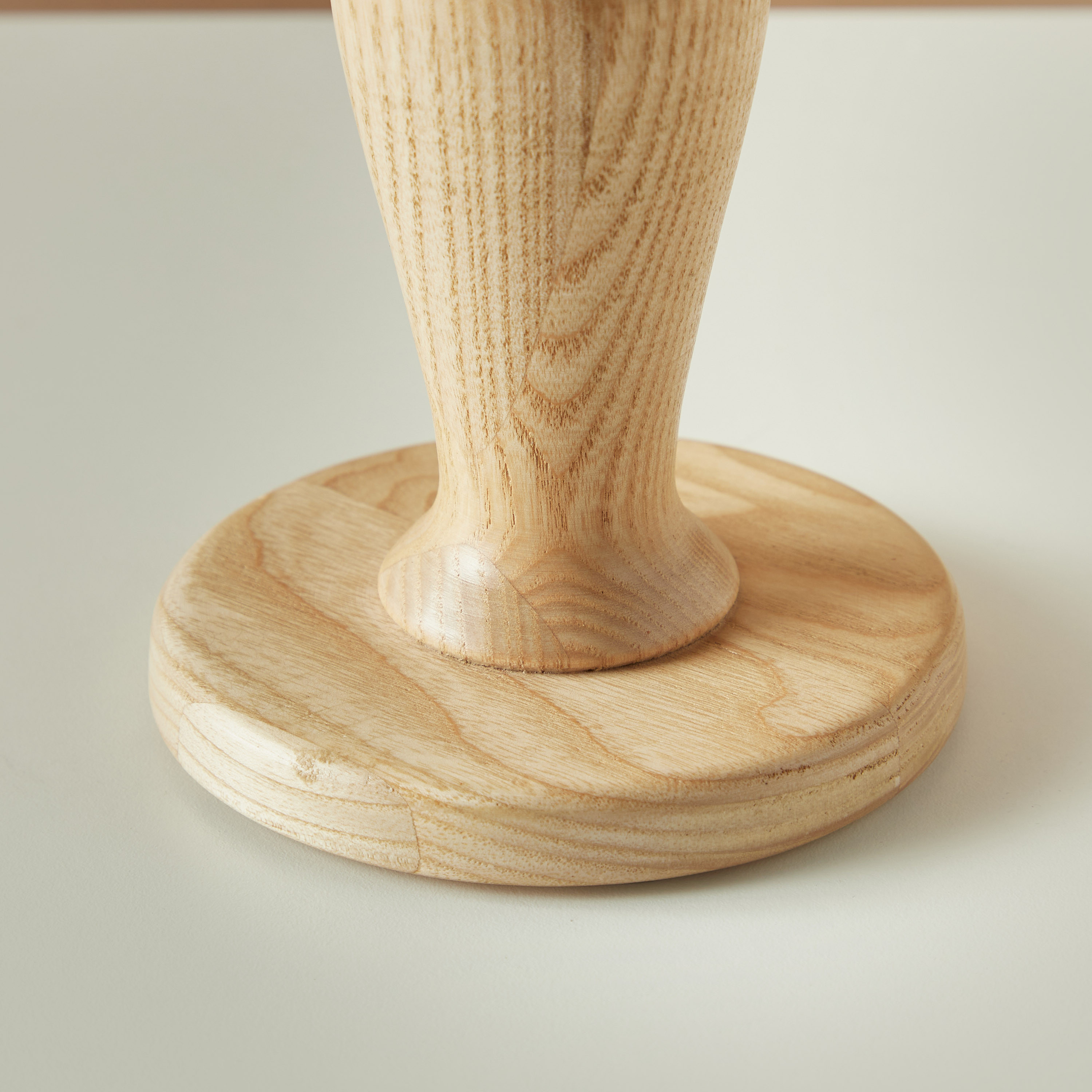 Wooded Pillar Candleholder - 26 cms-household-decor-candleholdersandlanterns-image-3