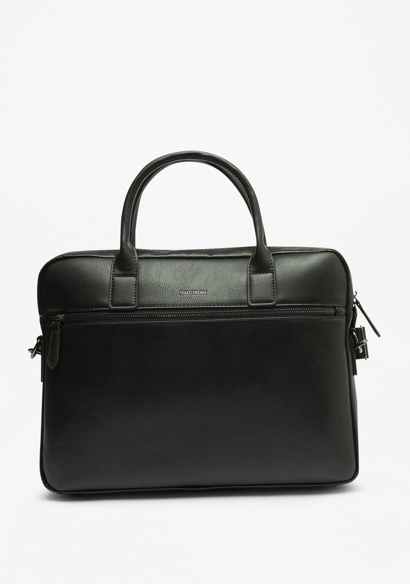 Buy Men's Duchini Textured Portfolio Bag Online | Centrepoint Qatar