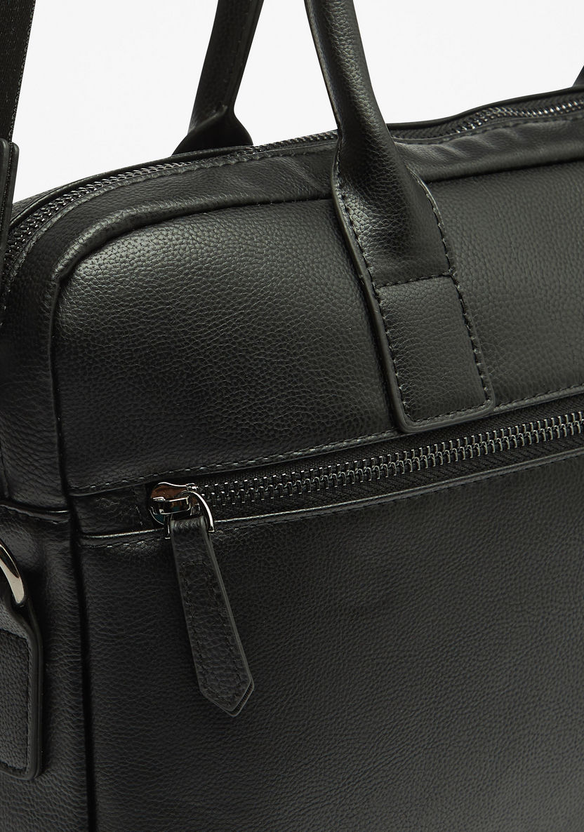 Buy Men's Duchini Textured Portfolio Bag Online | Centrepoint Qatar