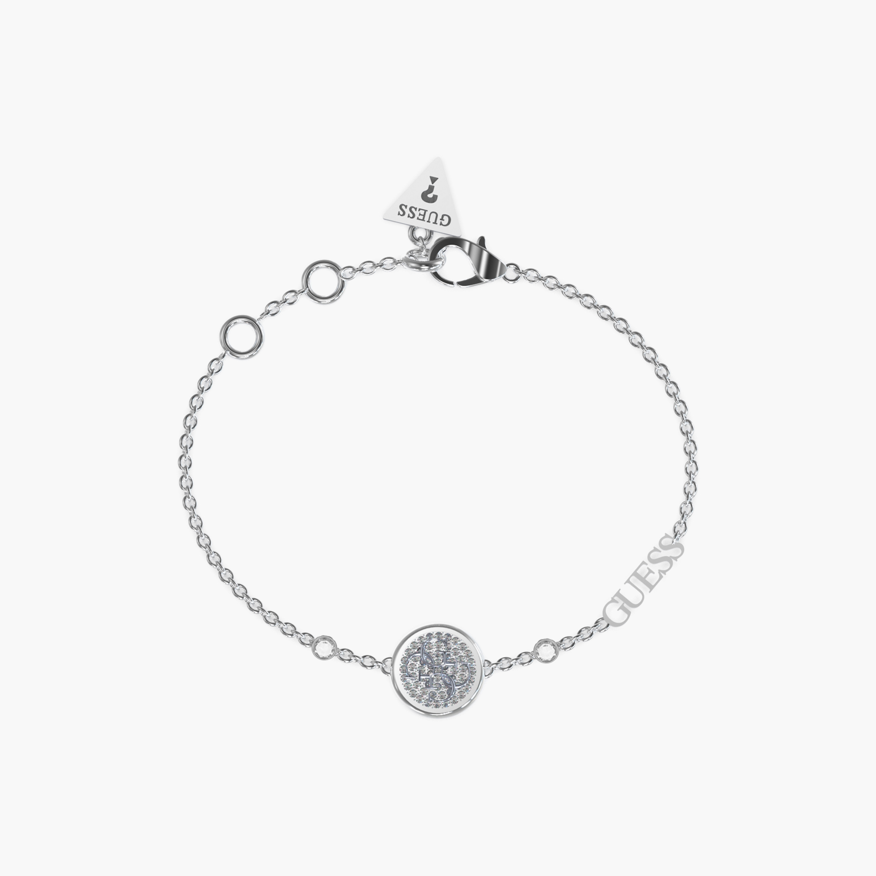 Guess Dreaming Guess Women's Embellished Bracelet | 146 MM | JUBB03125JWRHS-women-watchesandjewellery-jewellery-banglesandbracelets-image-1