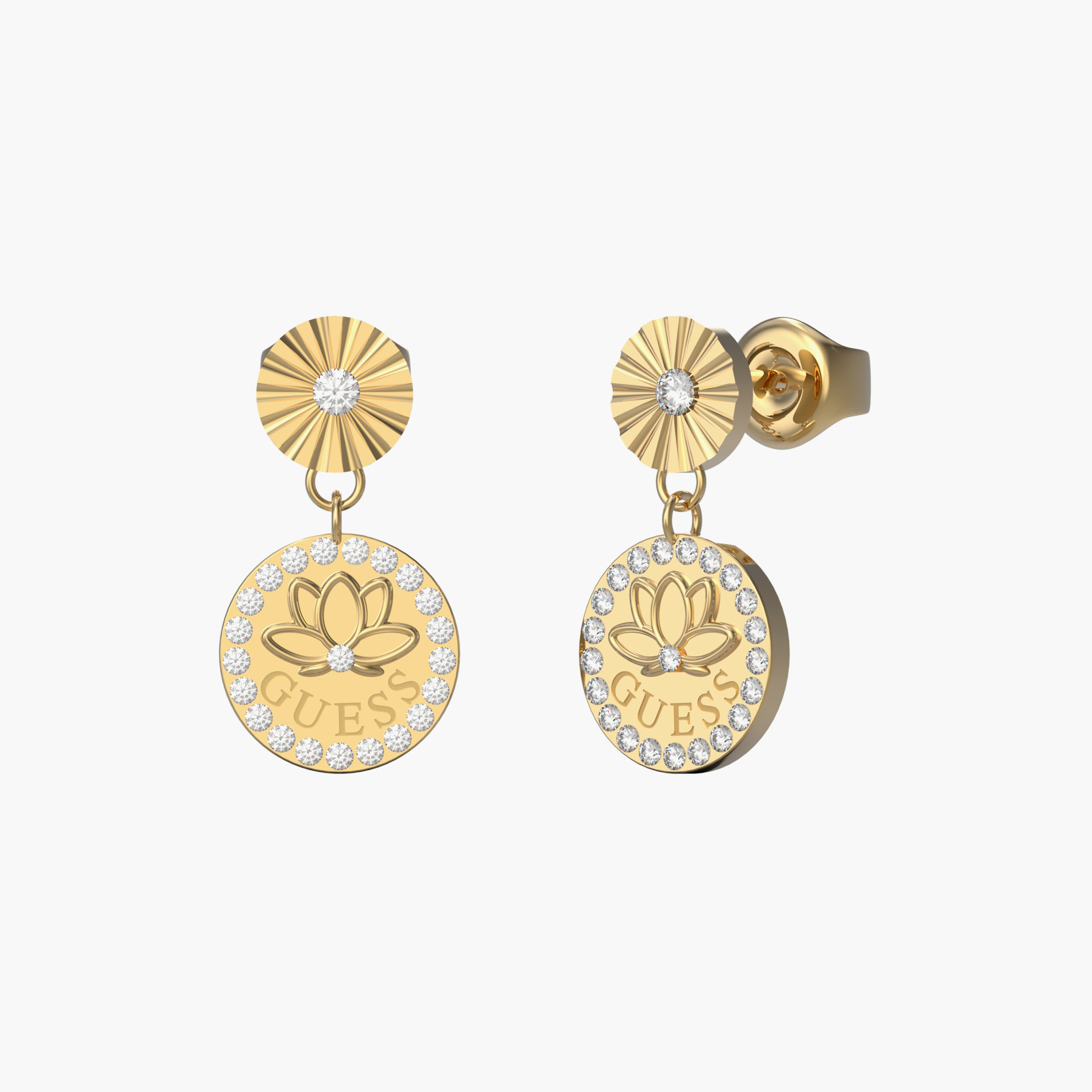 Guess earrings clearance gold