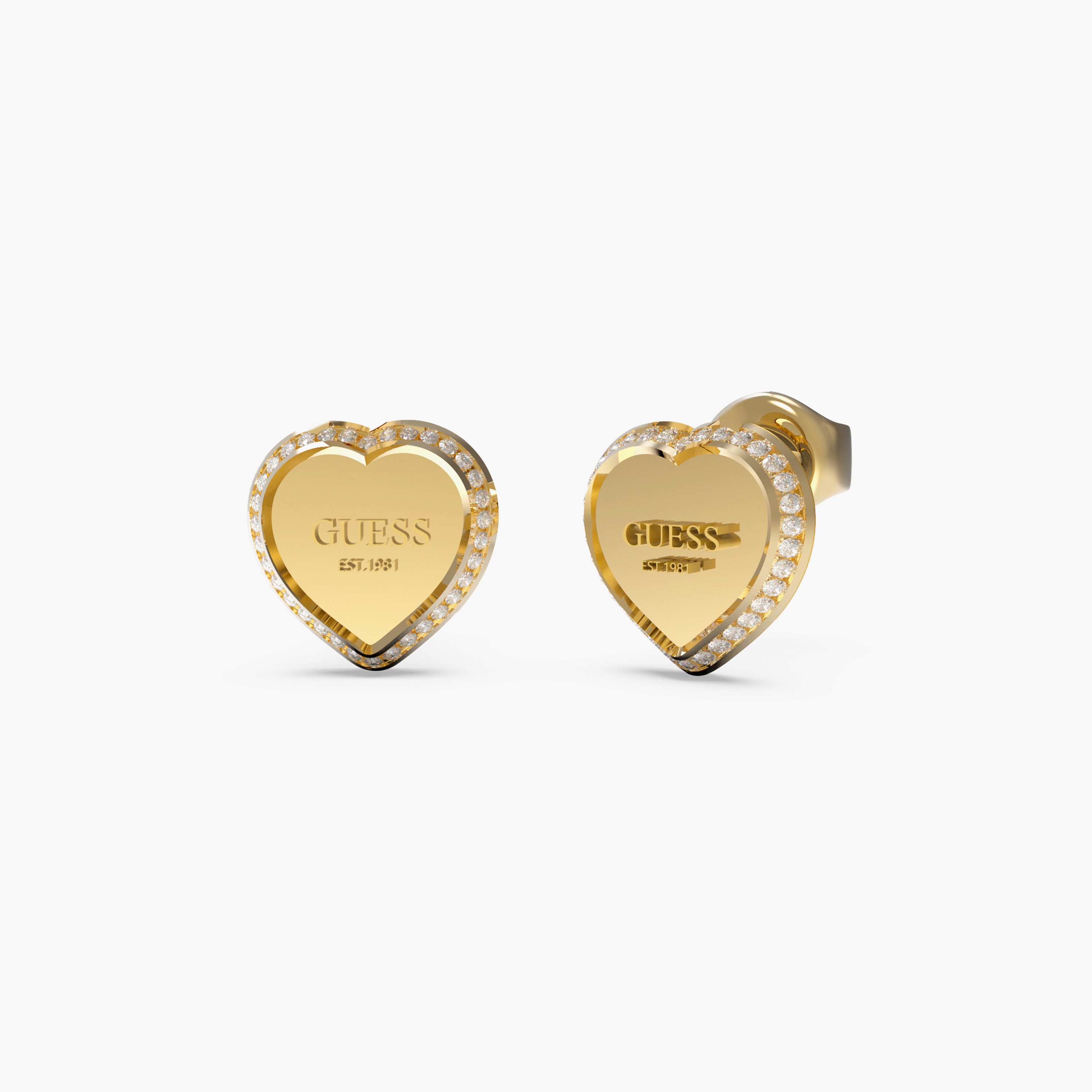 أقراط ستود النسائية المزخرفة من جيس فاين هارت | 11 ملم | JUBE01427JWYGT/U-women-watchesandjewellery-jewellery-earrings-image-1
