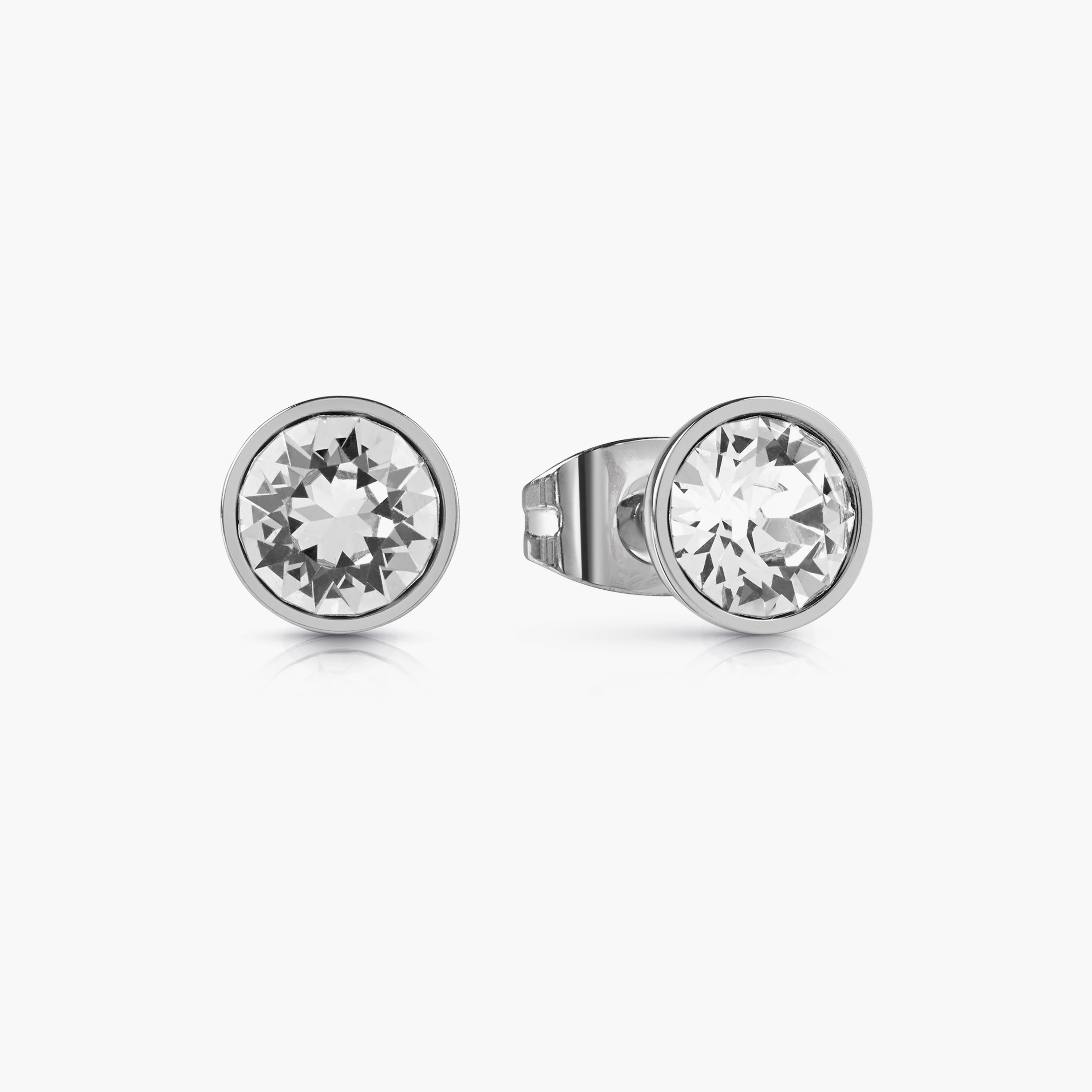 Guess Stud Party Women's Stud Earrings | 8 MM | JUBE02159JWRHT/U-women-watchesandjewellery-jewellery-earrings-image-1