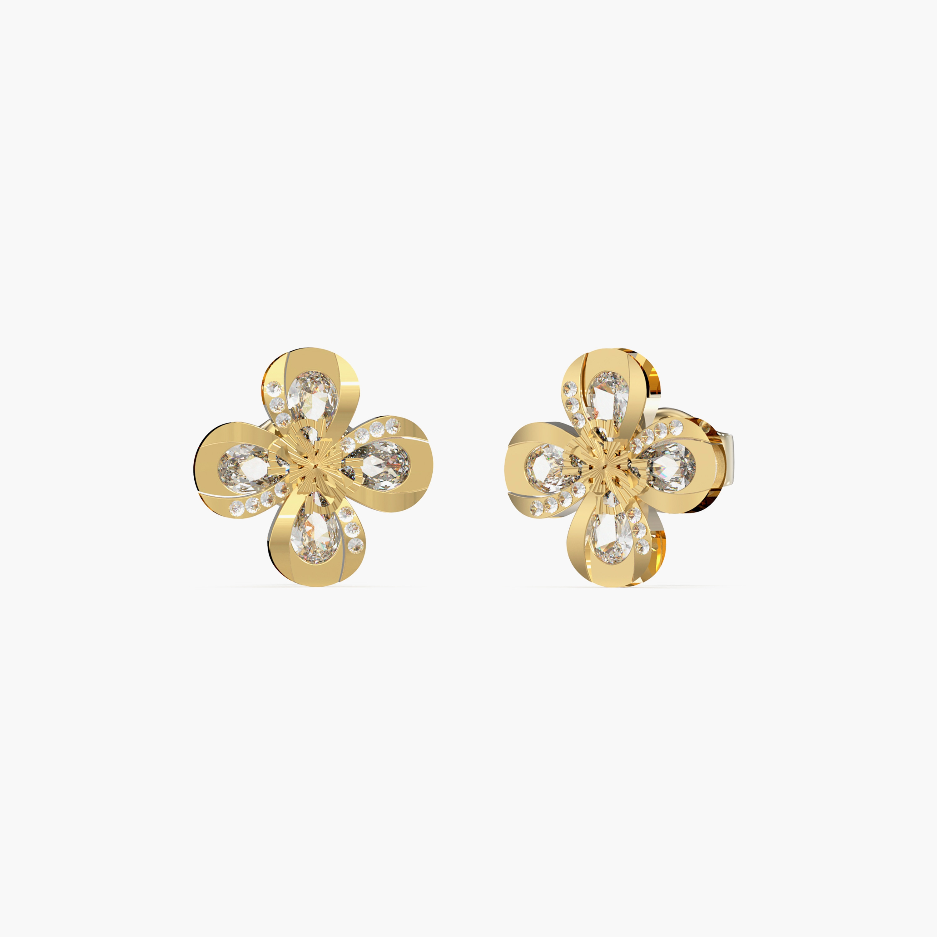 أقراط ستود النسائية المزخرفة من جيس أميزنج بلوسوم | 16 ملم | JUBE03059JWYGT/U-women-watchesandjewellery-jewellery-earrings-image-1