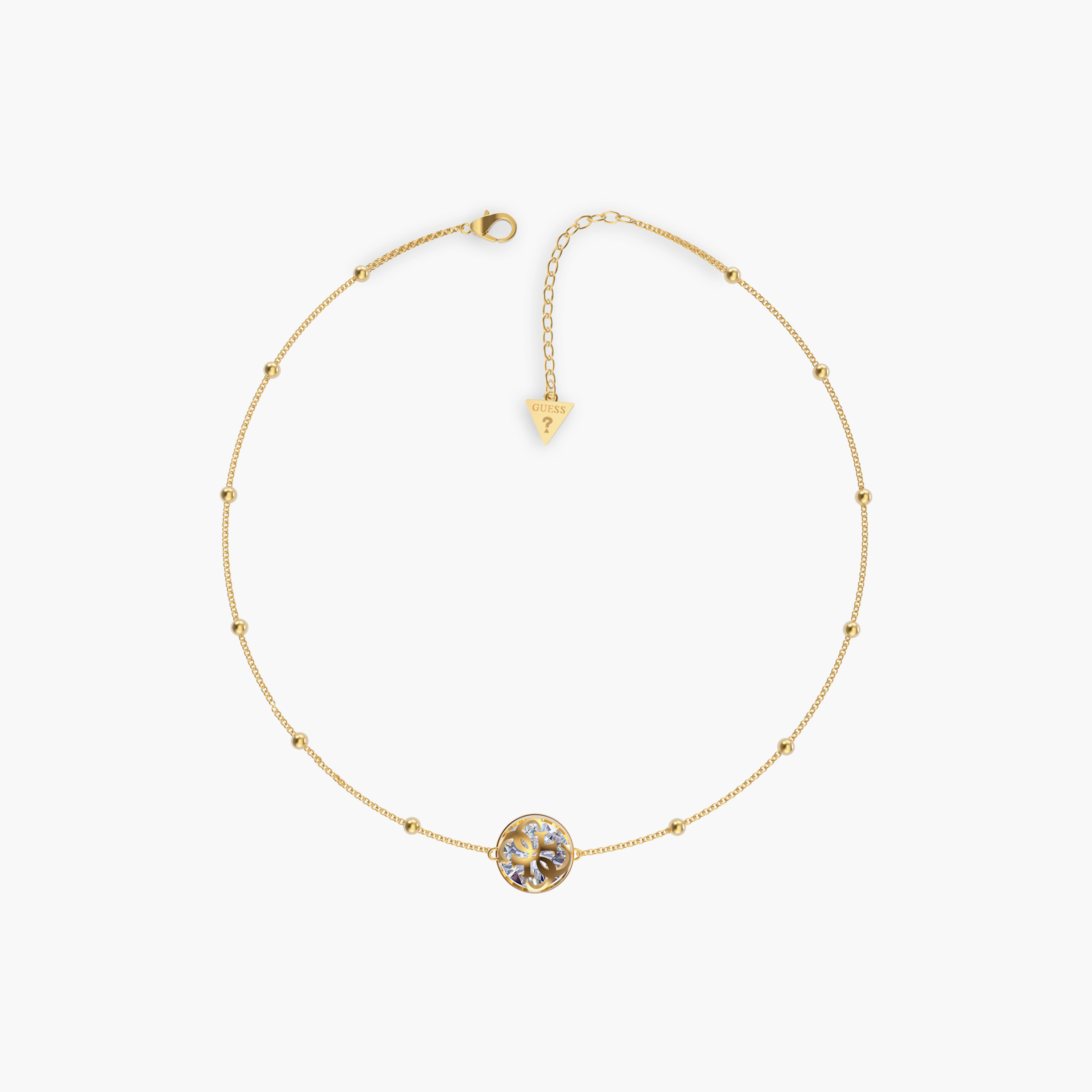 Guess logo outlet necklace