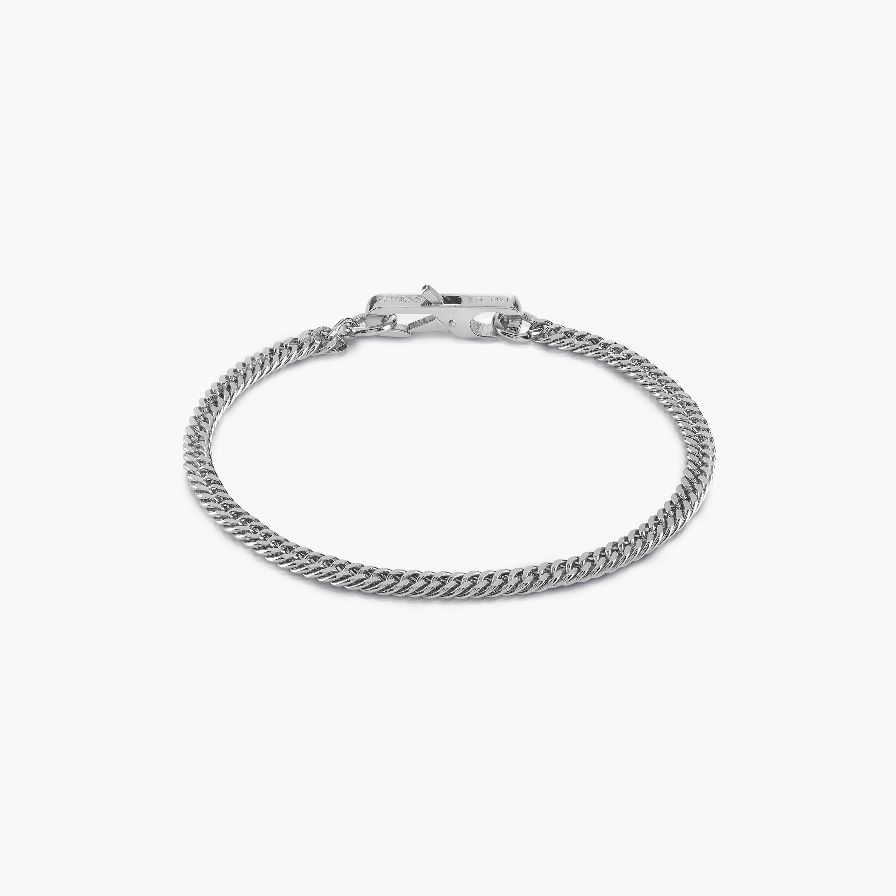 Mens silver store chain bracelet